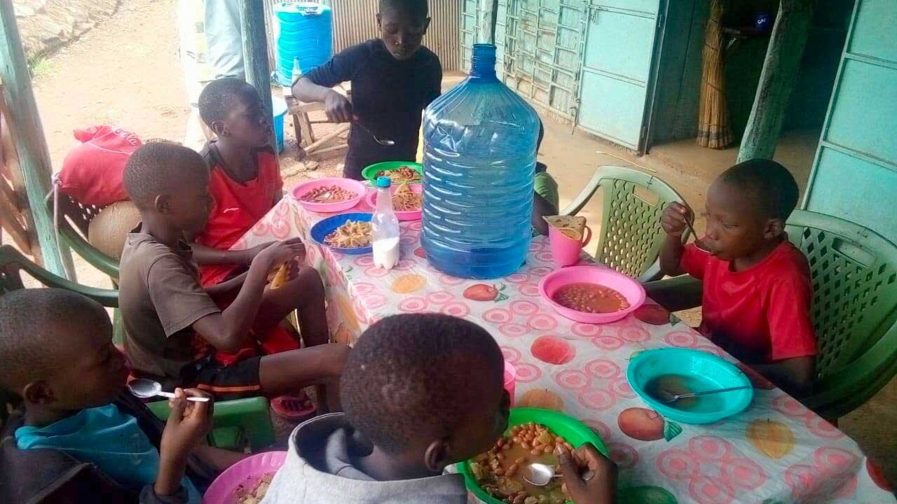 Feeding kids