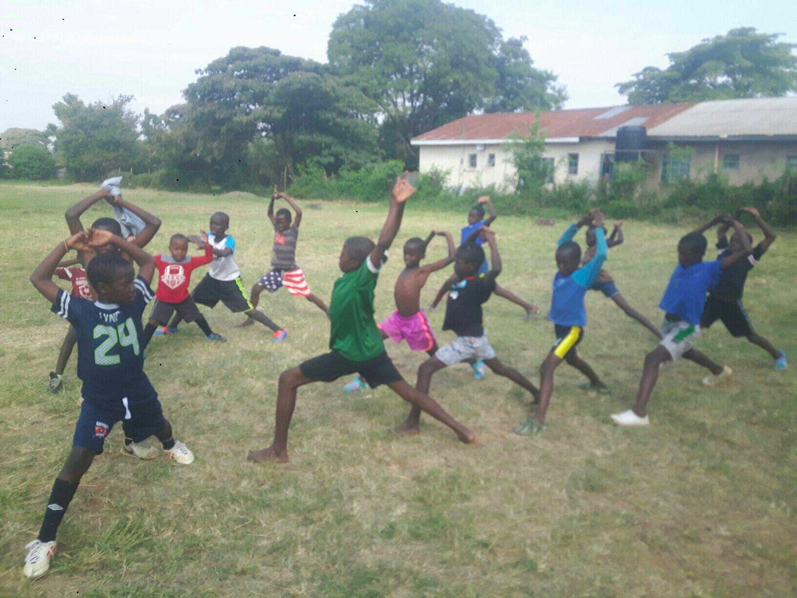Stretching before practice