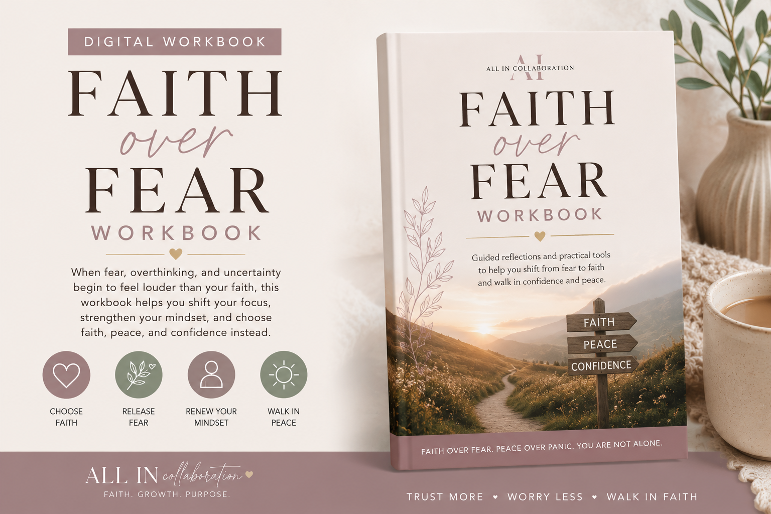Faith over Fear  Mini Workbook