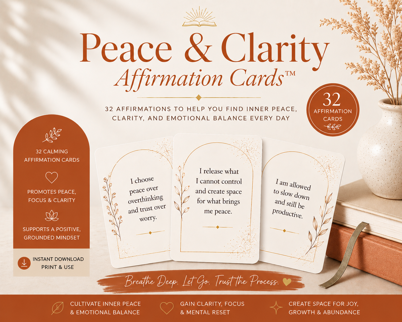 Prayer & Clarity Affirmation Cards