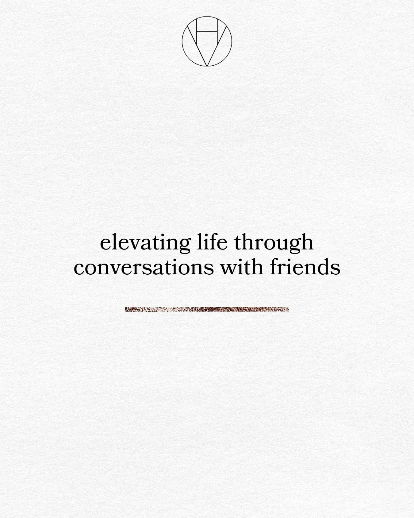HVSS is all about that high vibe conversation with a friend 🪴 the one where you laugh, feel seen, feel heard, learn something new, share something new&hellip;connection is a superpower and that&rsquo;s what we&rsquo;re bringing together 🤩 want to j