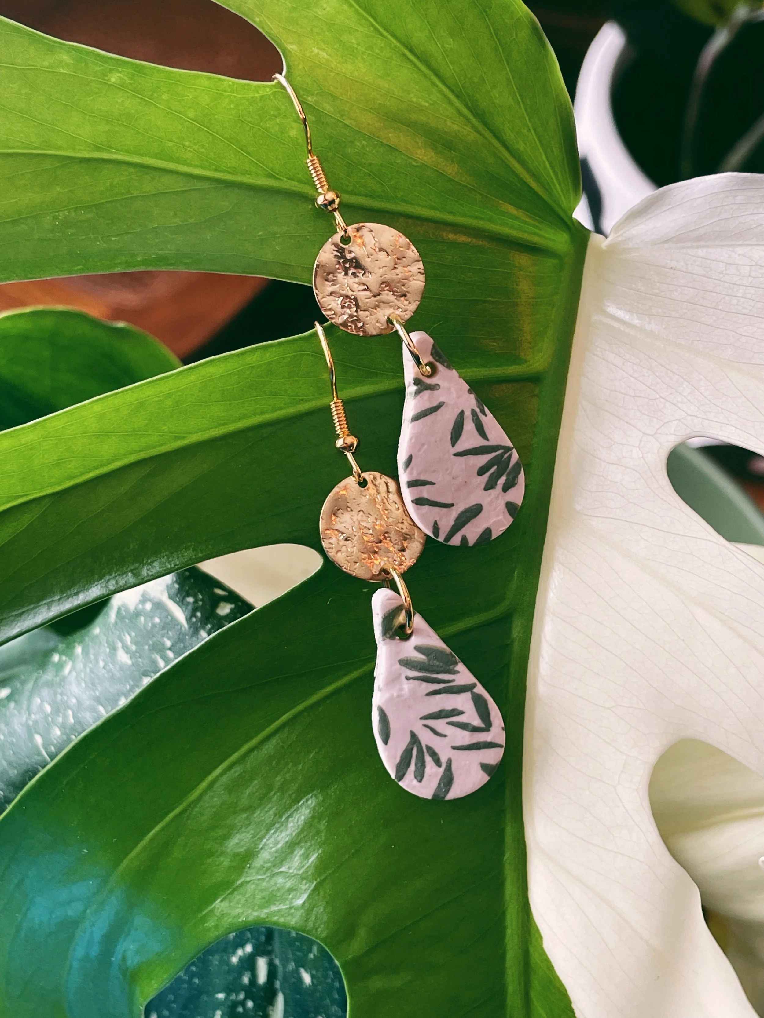 Green Botanical Earring Collection