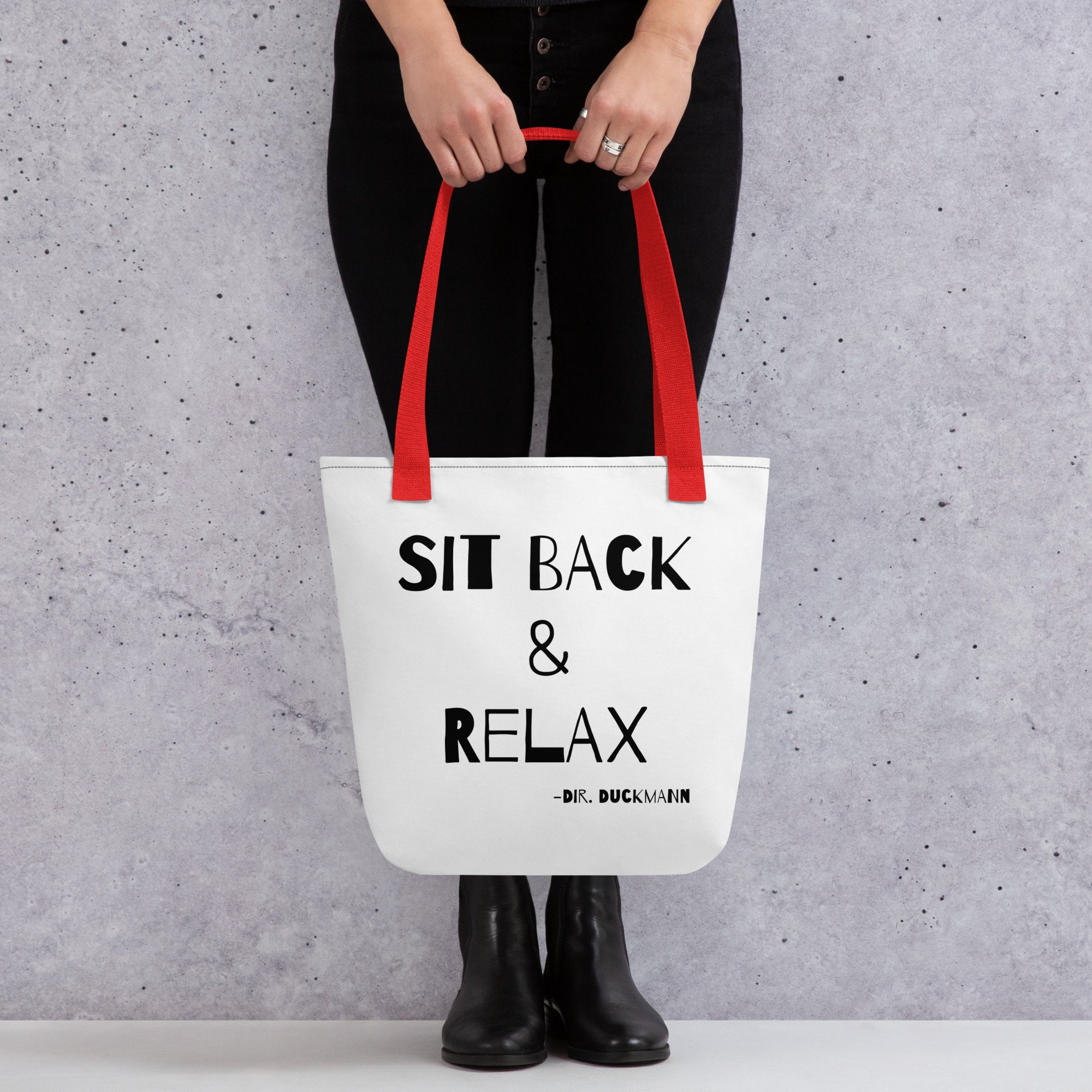 "Sit Back & Relax" - Tote bag