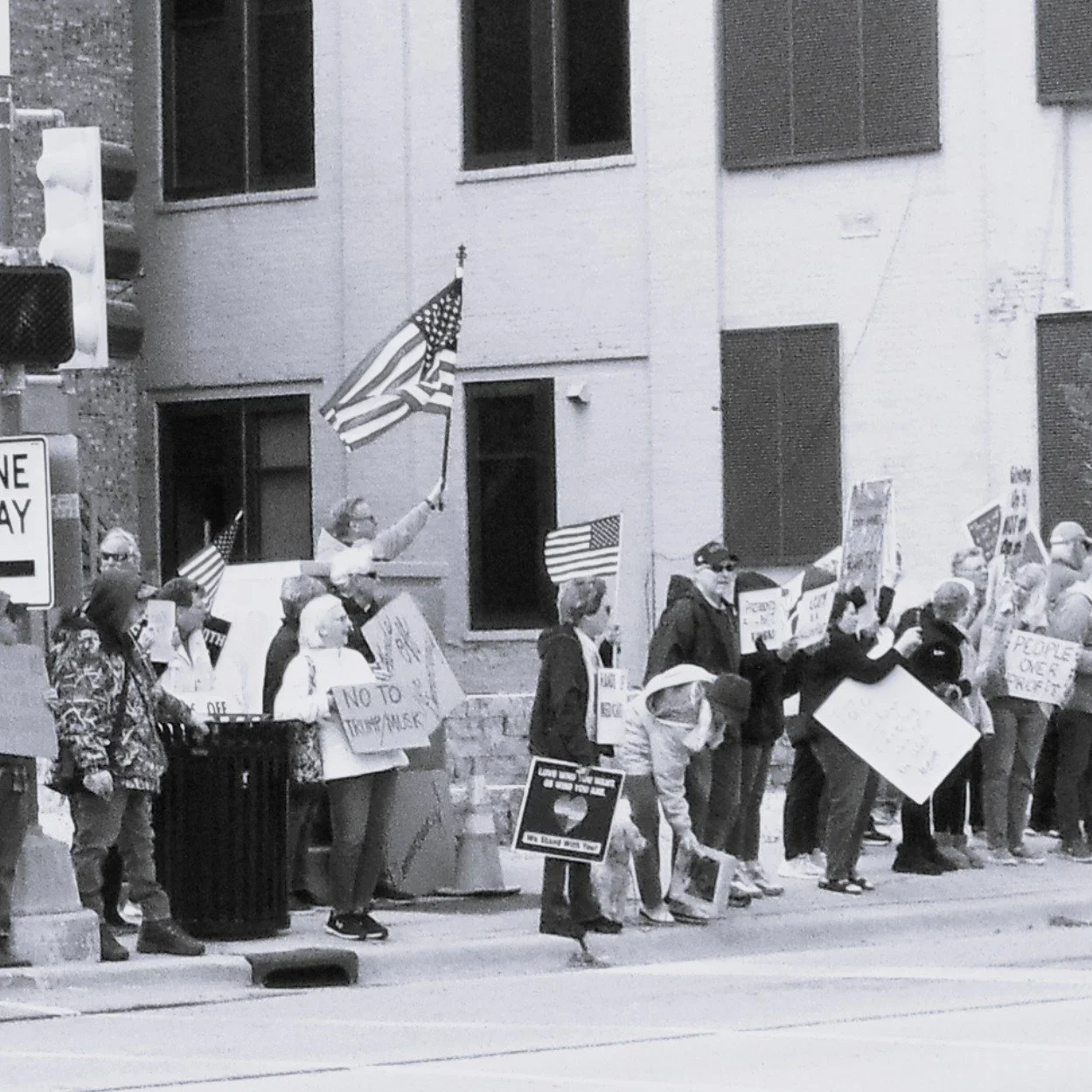 Freeport Comes to Life with Nationwide 'Hands Off' Protest