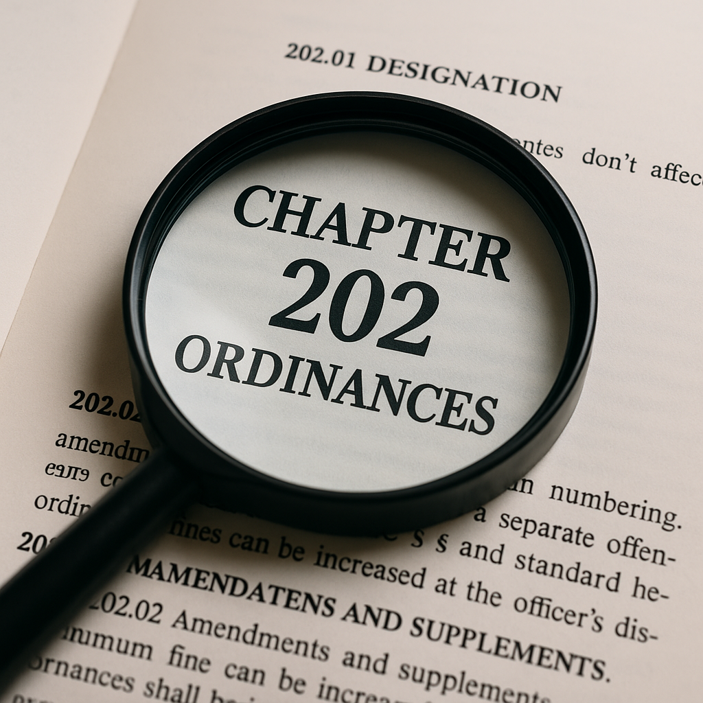 CHAPTER 202 - Freeport’s Forgotten Ordinance