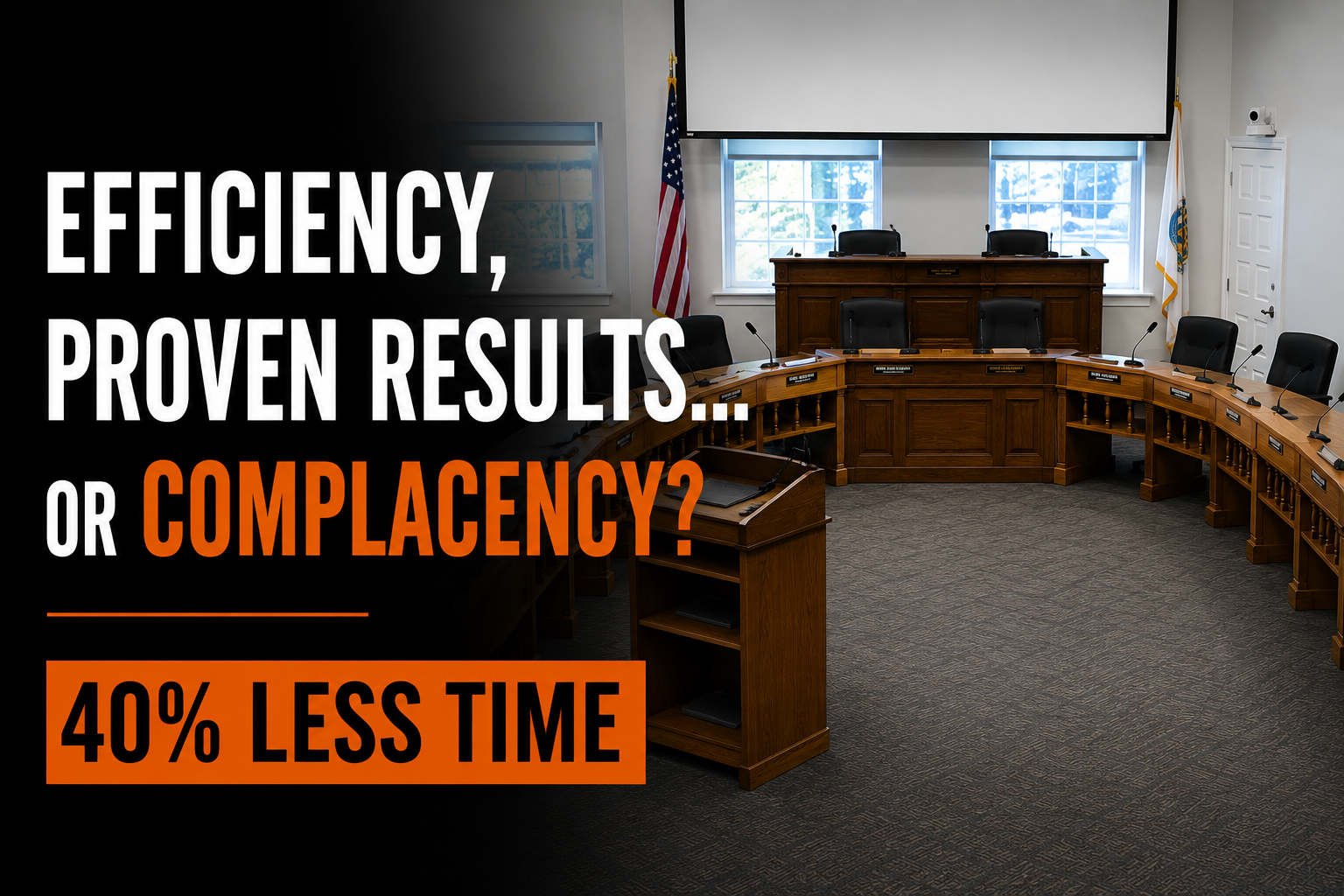 Efficiency, Proven Results or Complacency? Freeport City Council Spends 40% Less Time Meeting