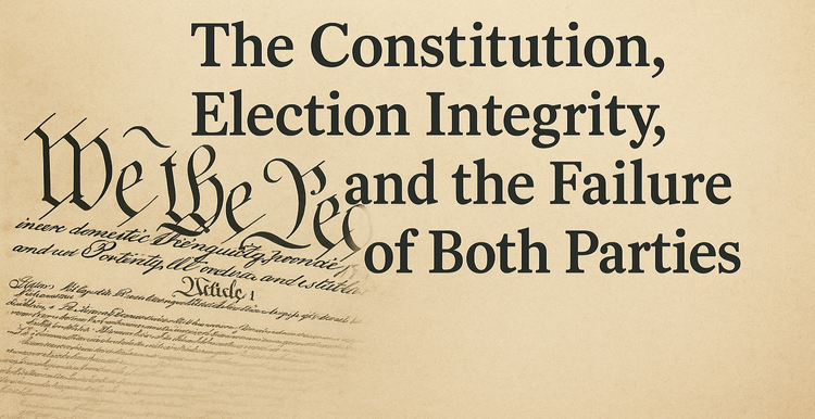 The Constitution, Election Integrity, and the Failure of Both Parties