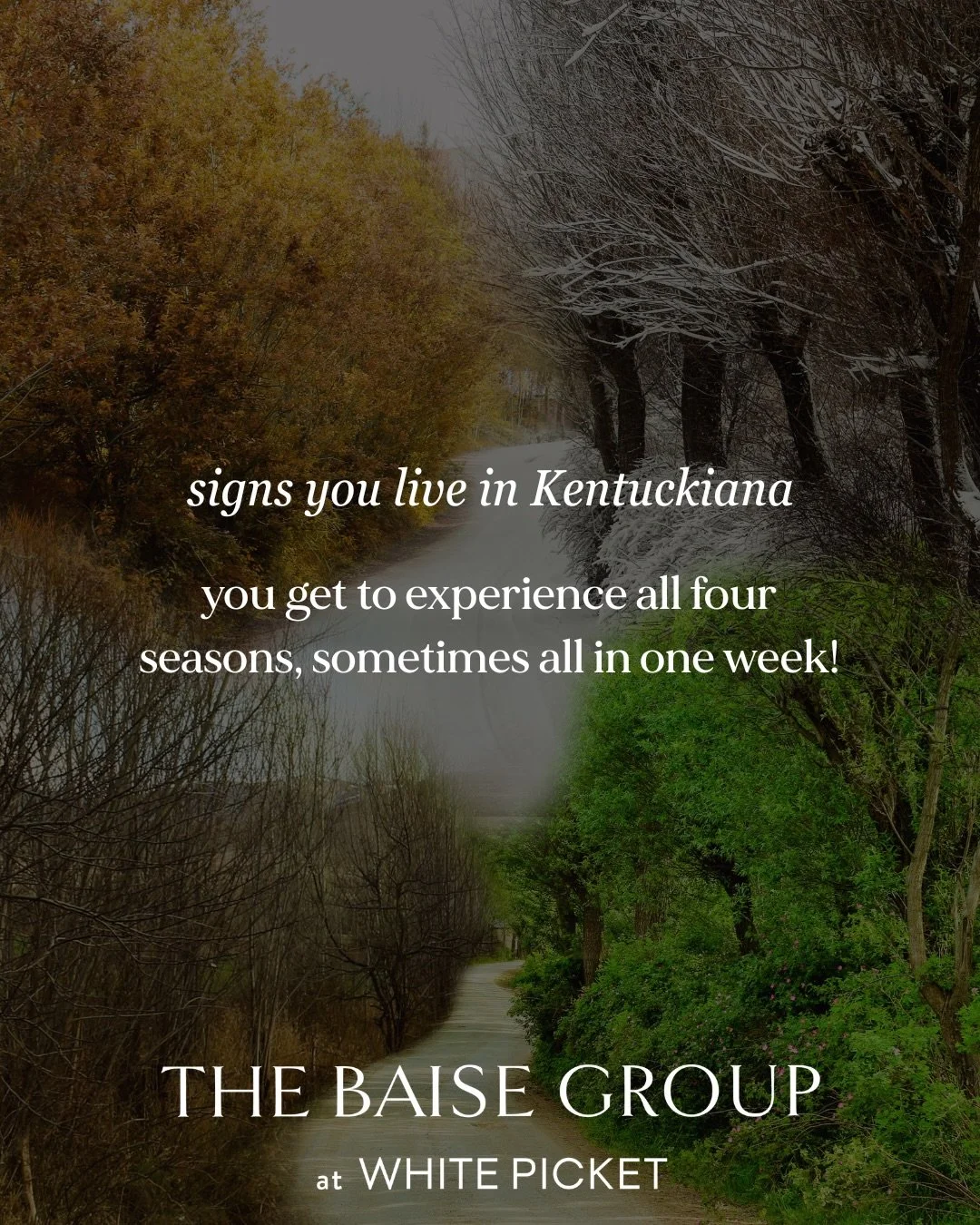 If you nodded along to more than a few of these, you&rsquo;re definitely one of us.
 Living in Kentuckiana means you&rsquo;re well acquainted with allergy season, planning life around all the Derby Festival activities, enjoying The Parklands, and nev