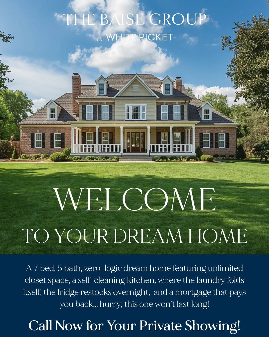 🚨 JUST LISTED&hellip; or is it? 👀

We hate to break it to you, but the self-cleaning kitchen and magically shrinking mortgage might be a tiny stretch&hellip; 😅

BUT&mdash;your dream home in Louisville or Kentuckiana? That part is 100% possible.

A