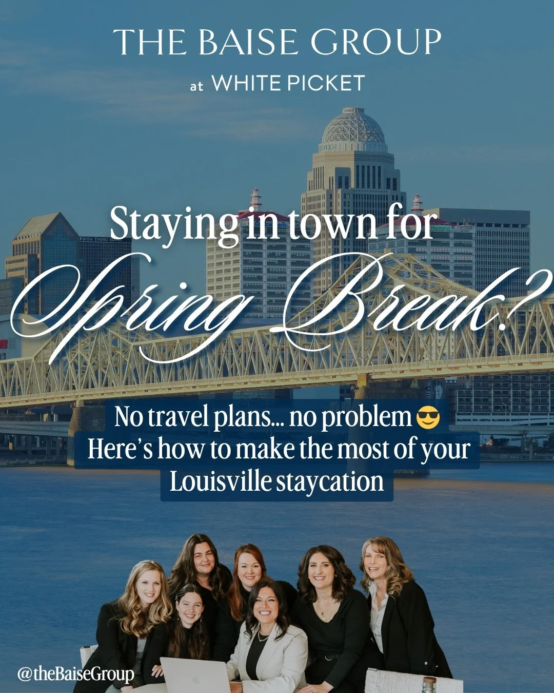 Who says you need a plane ticket to have a great Spring Break? 🌸🏡

If you&rsquo;re spending Spring Break in Louisville or Southern Indiana, there are SO many ways to make it fun, relaxing, and memorable&mdash;whether you&rsquo;re exploring the outd