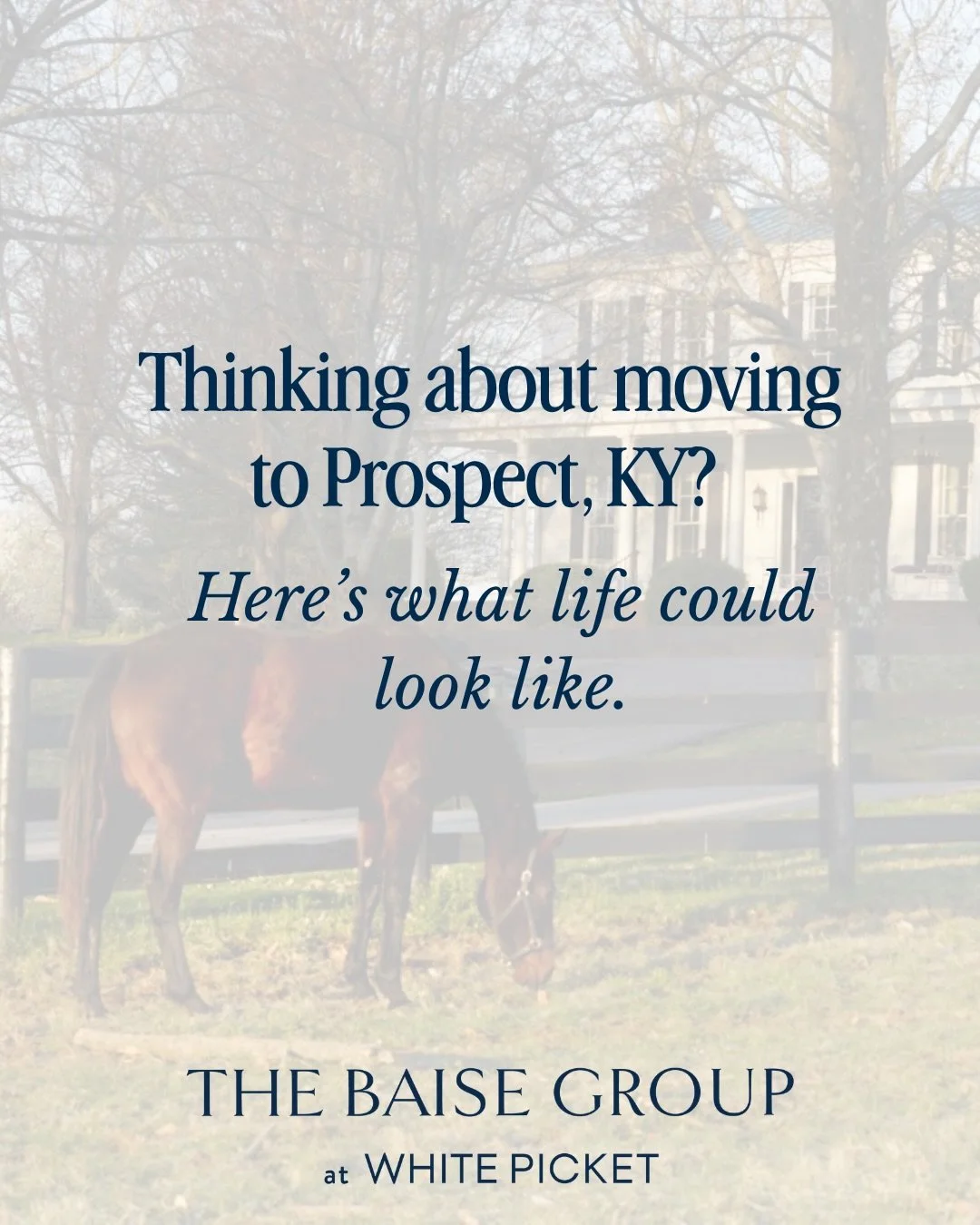 POV: your mornings start with coffee nearby, your evenings end at your favorite local restaurant, and weekend walks by the water are only minutes from home. ✨

Welcome to life in Prospect, KY. 🏡

From beautiful neighborhoods and tree-lined streets t