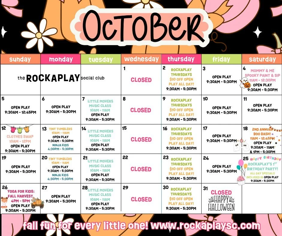 October is going to be FUN! 🎃🎀