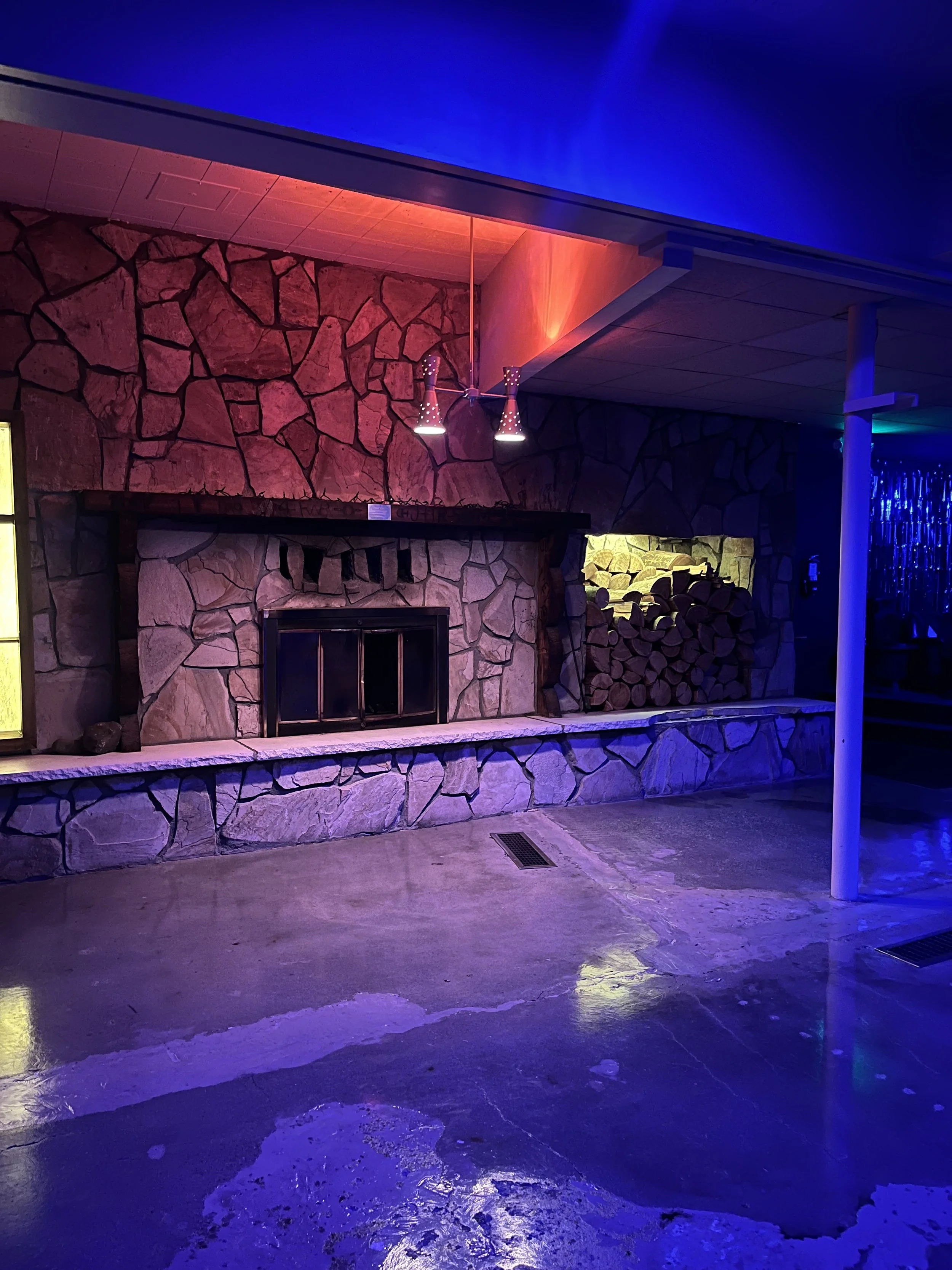 Banquet Room Fireplace