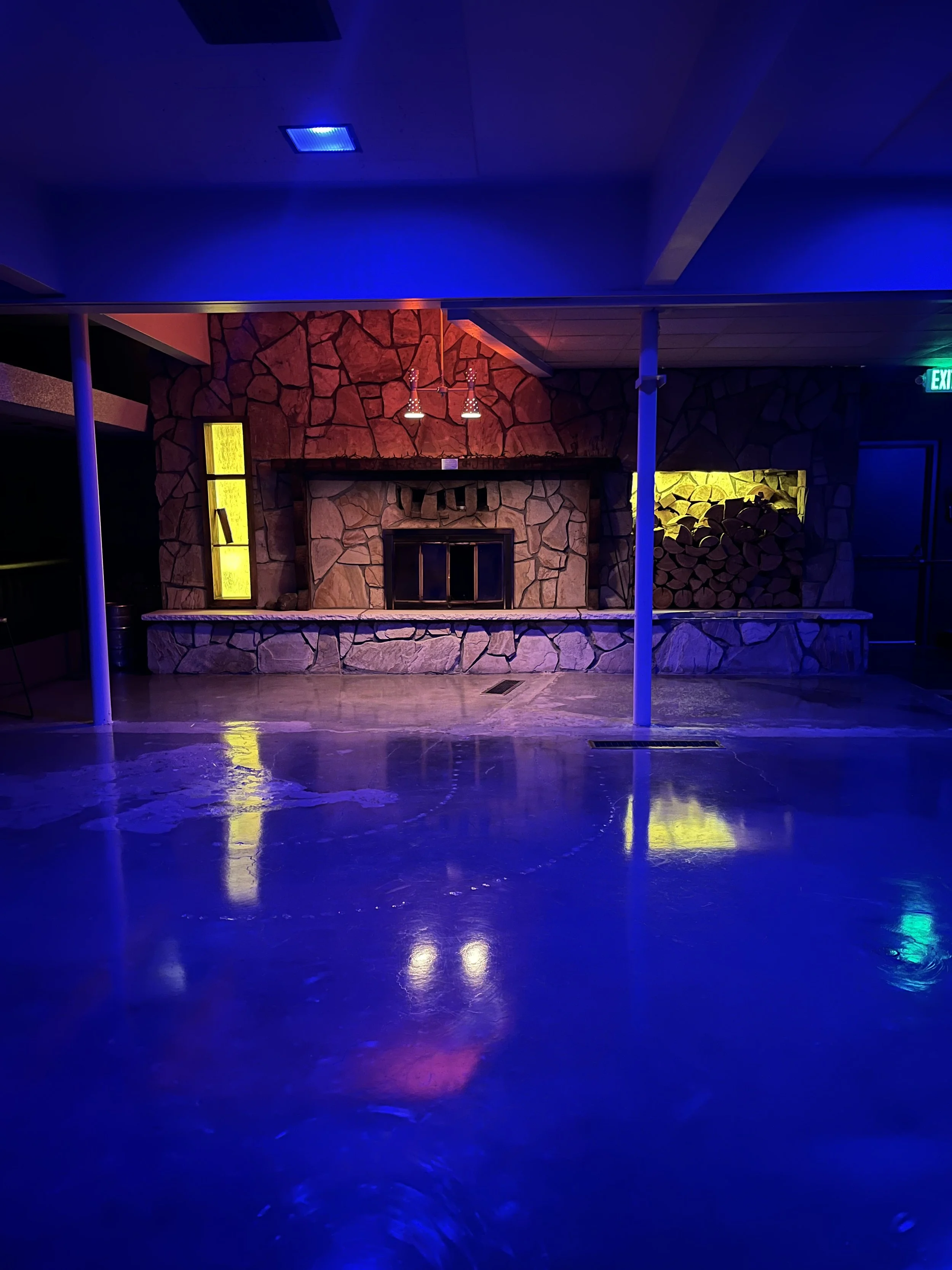 Banquet Room Fireplace