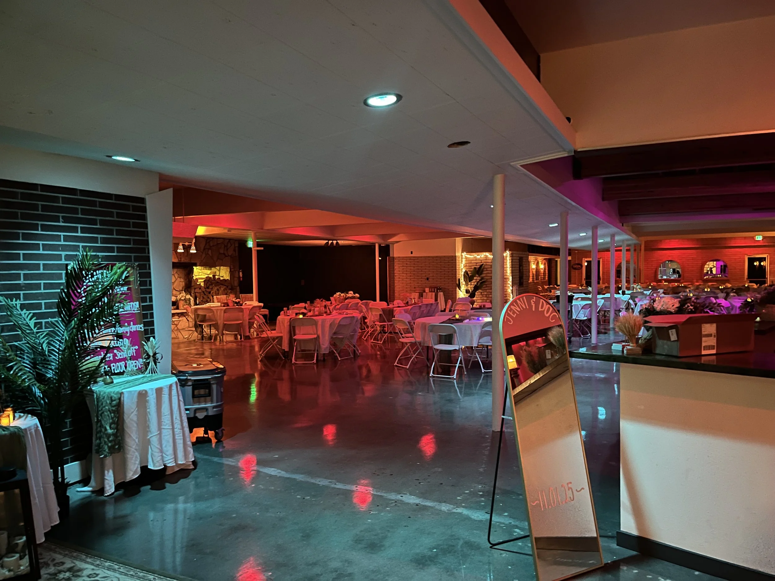 Looking into the Banquet Room