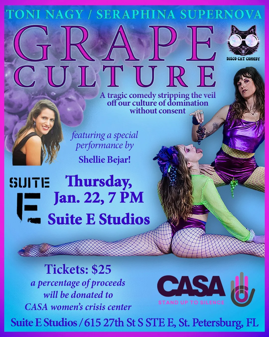 1/22 Grape Culture 7 pm in St. Petersburg, Florida