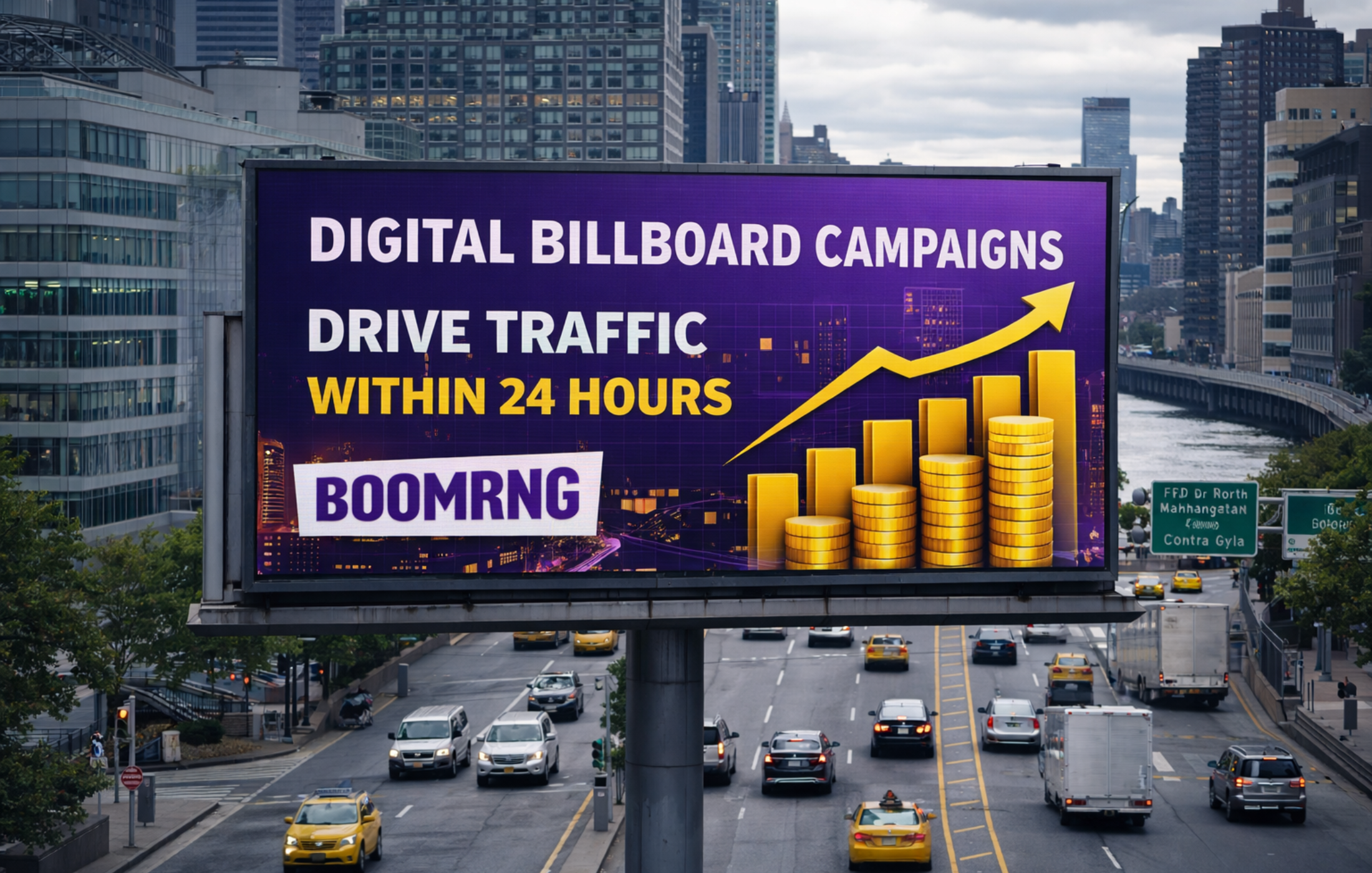 How Digital Billboard Campaigns Drive Traffic Within 24 Hours