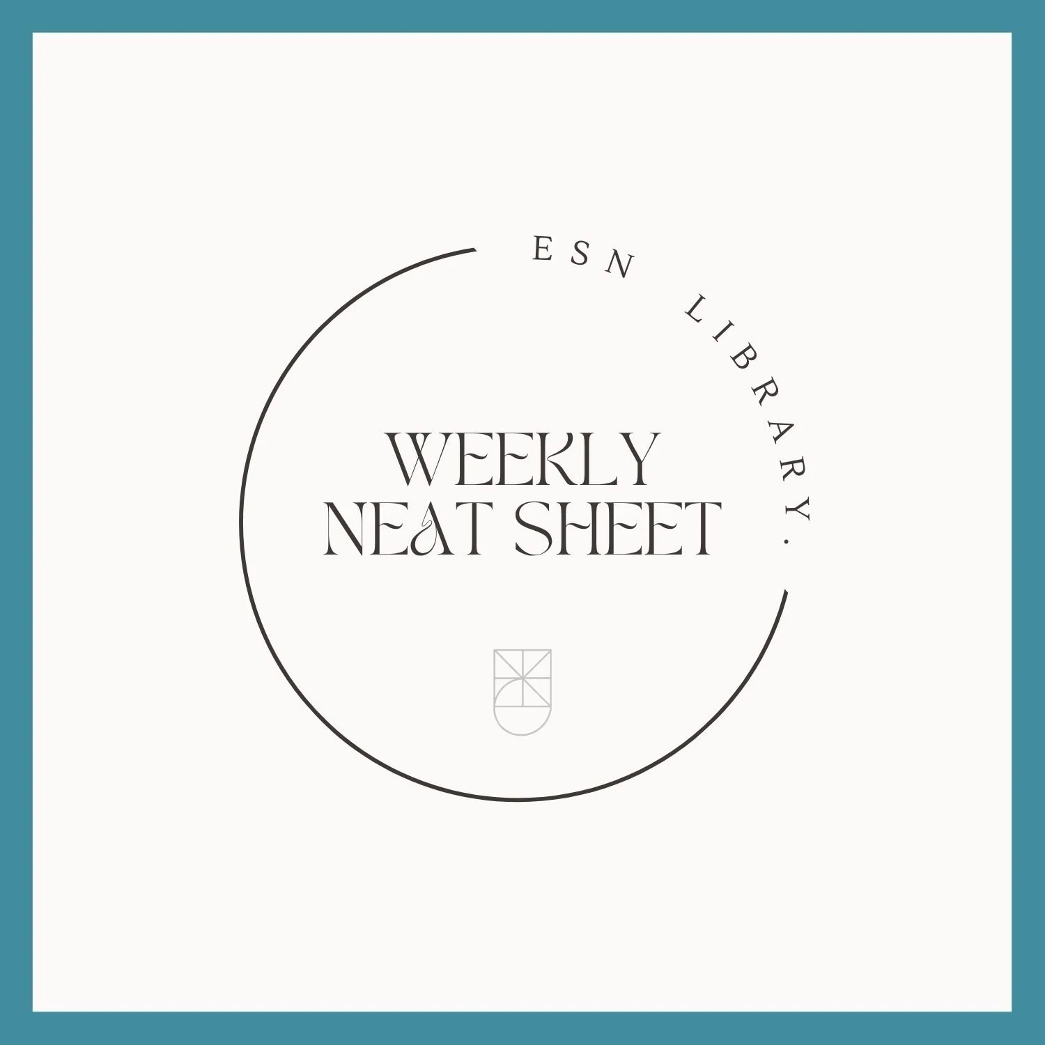 Weekly Neat Sheet