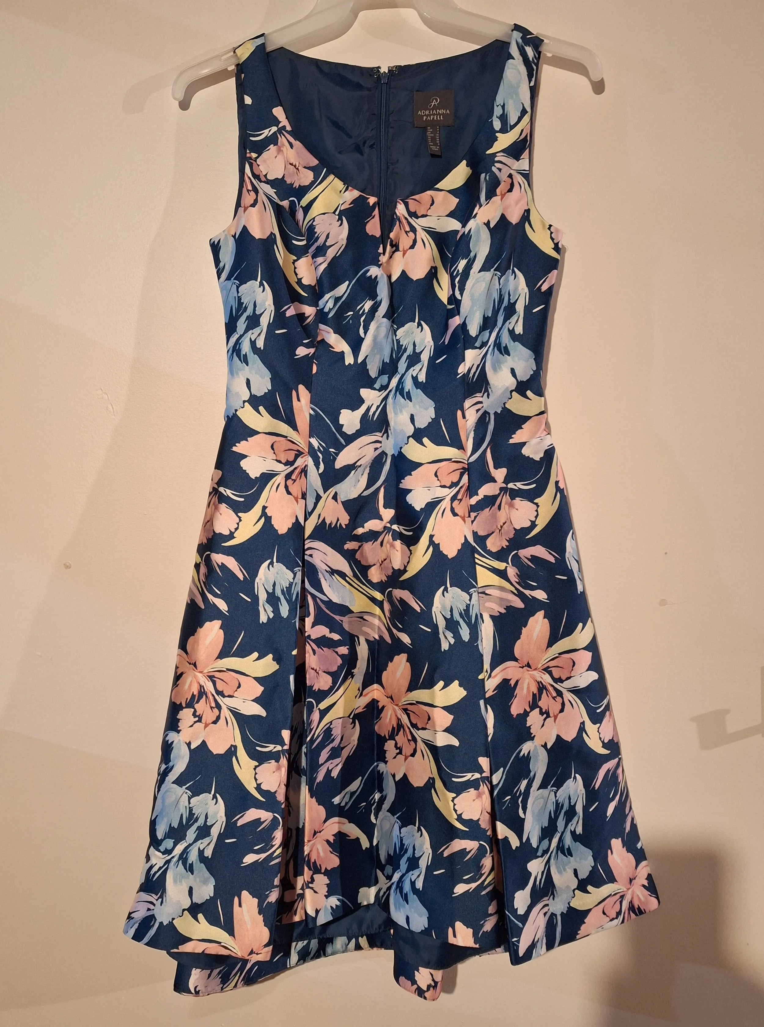 Adrianna Papell, Floral Bliss Sleeveless A-Line Dress, Size 6