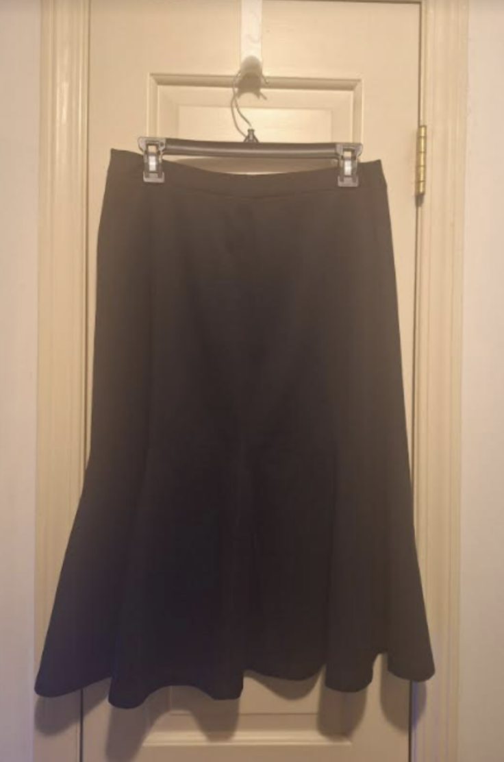 Black Skirt w/ Button