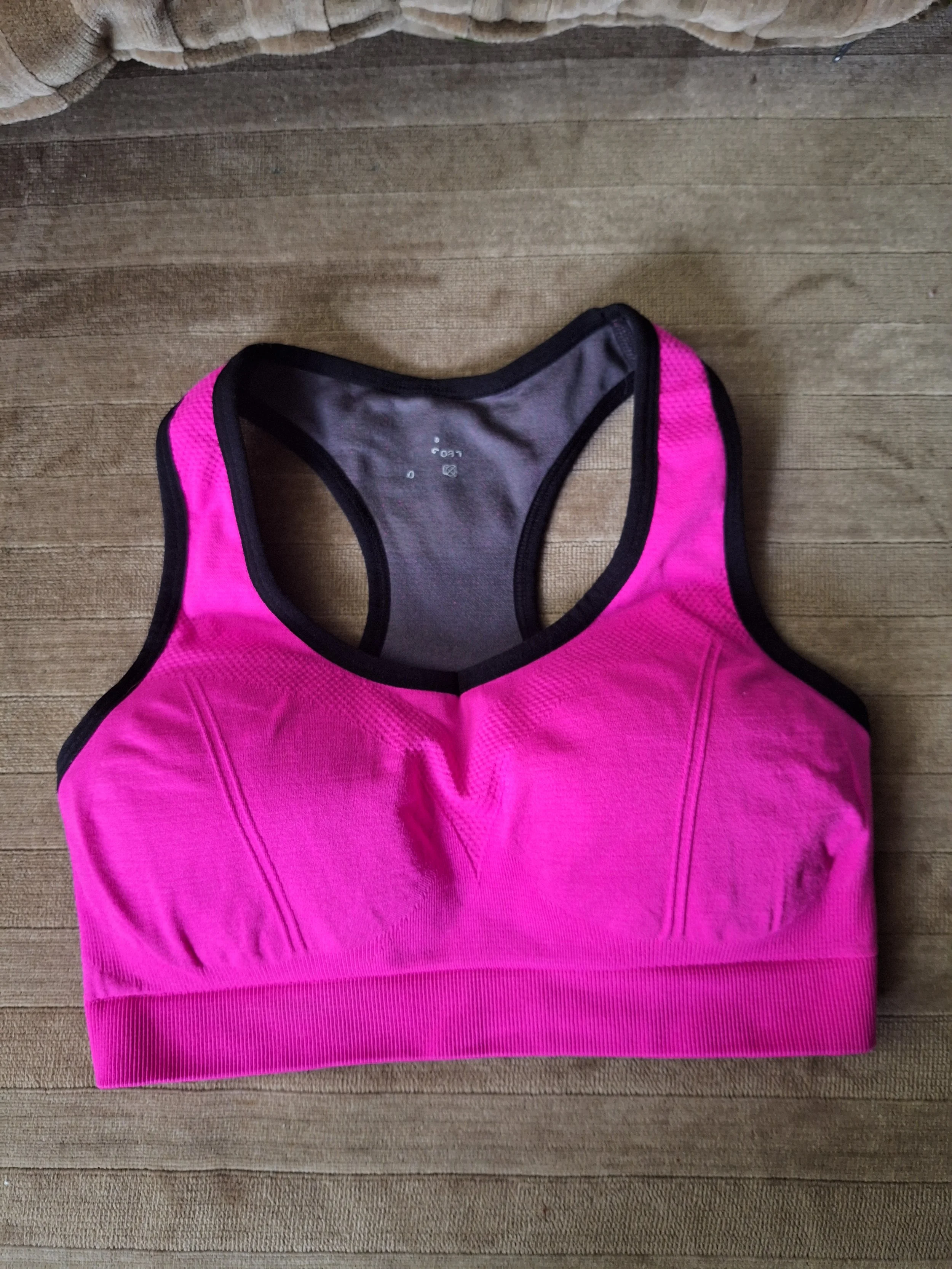 Pink Sports Bra