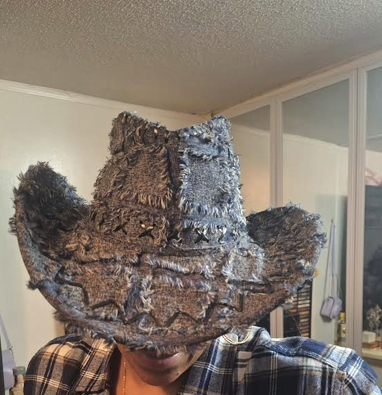 Bold Denim Cowboy Hat