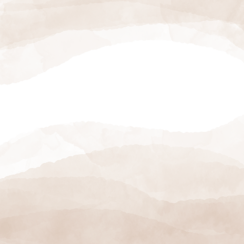 The image is a mostly white background with soft, beige, and light brown watercolor-like borders at the top and bottom.