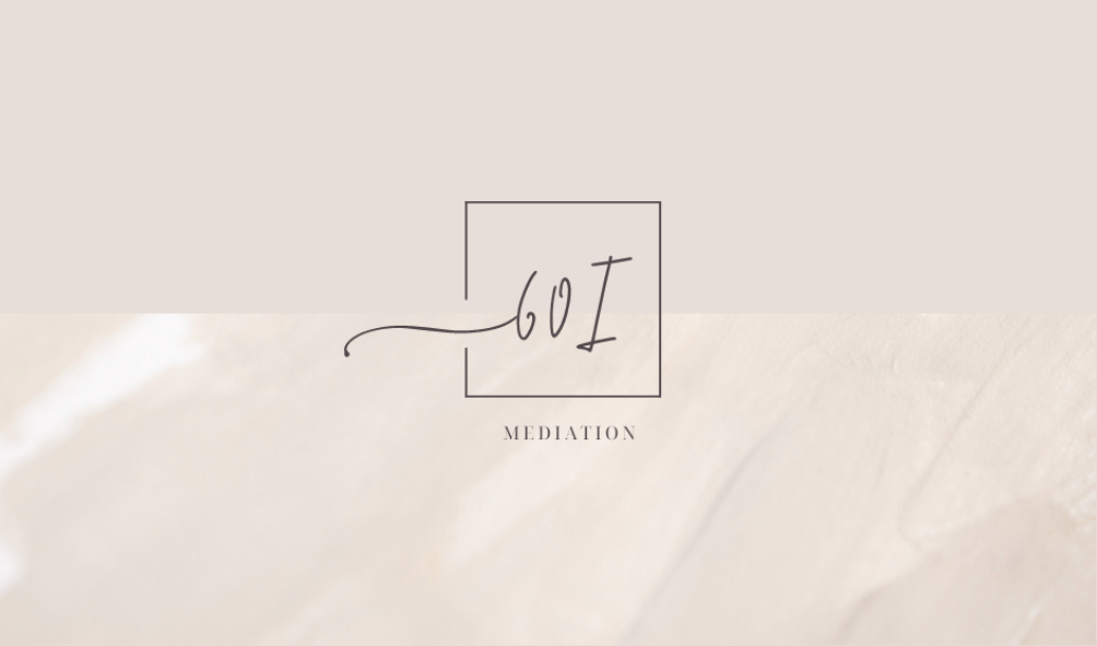 Logo with the number '60' and letter 'I' in a handwritten style, framed by a square, with 'MEDIATION' written below in small uppercase letters on a textured background.