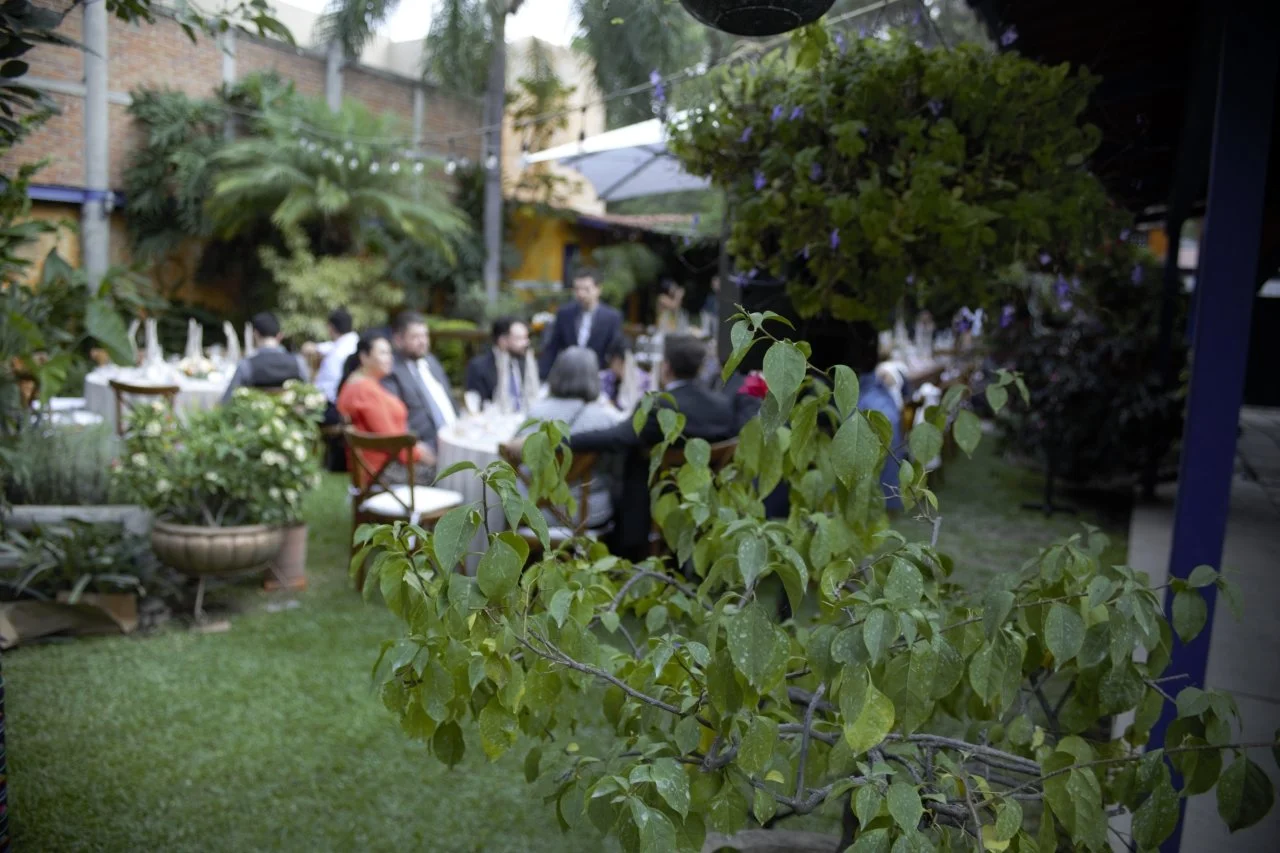 Vista del Jardín en evento corporativo