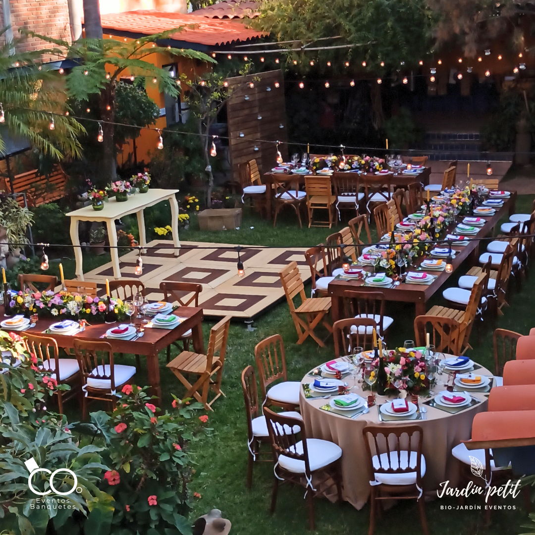 Montaje de boda petit para 55 personas