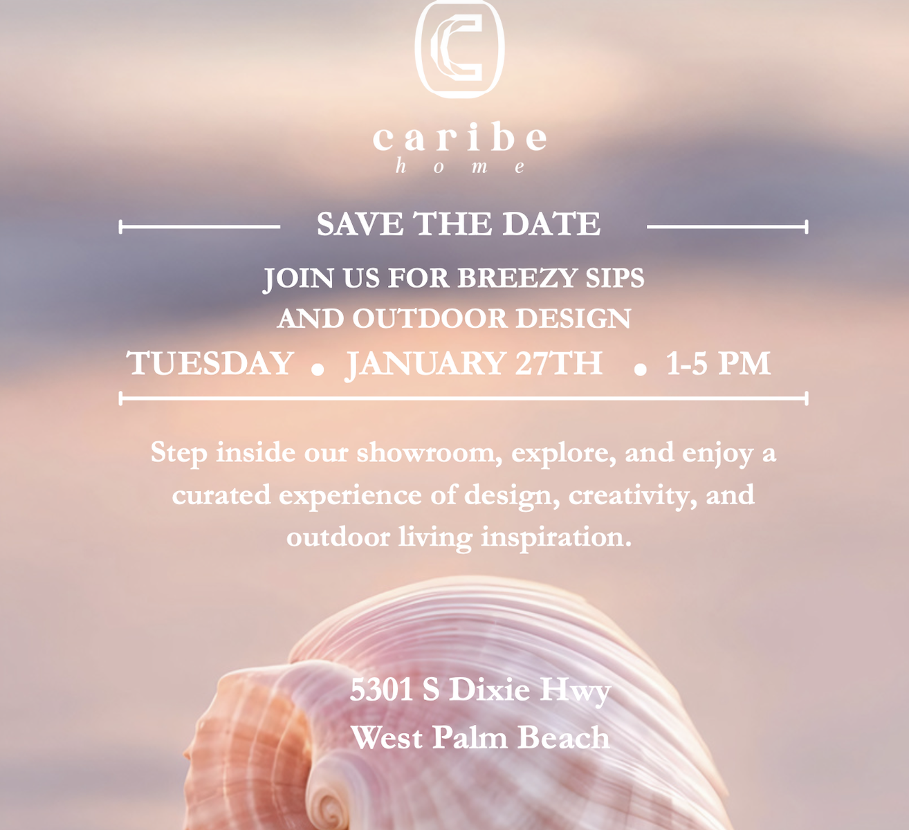 Caribe Home Hosts Breezy Sips and Outdoor Design