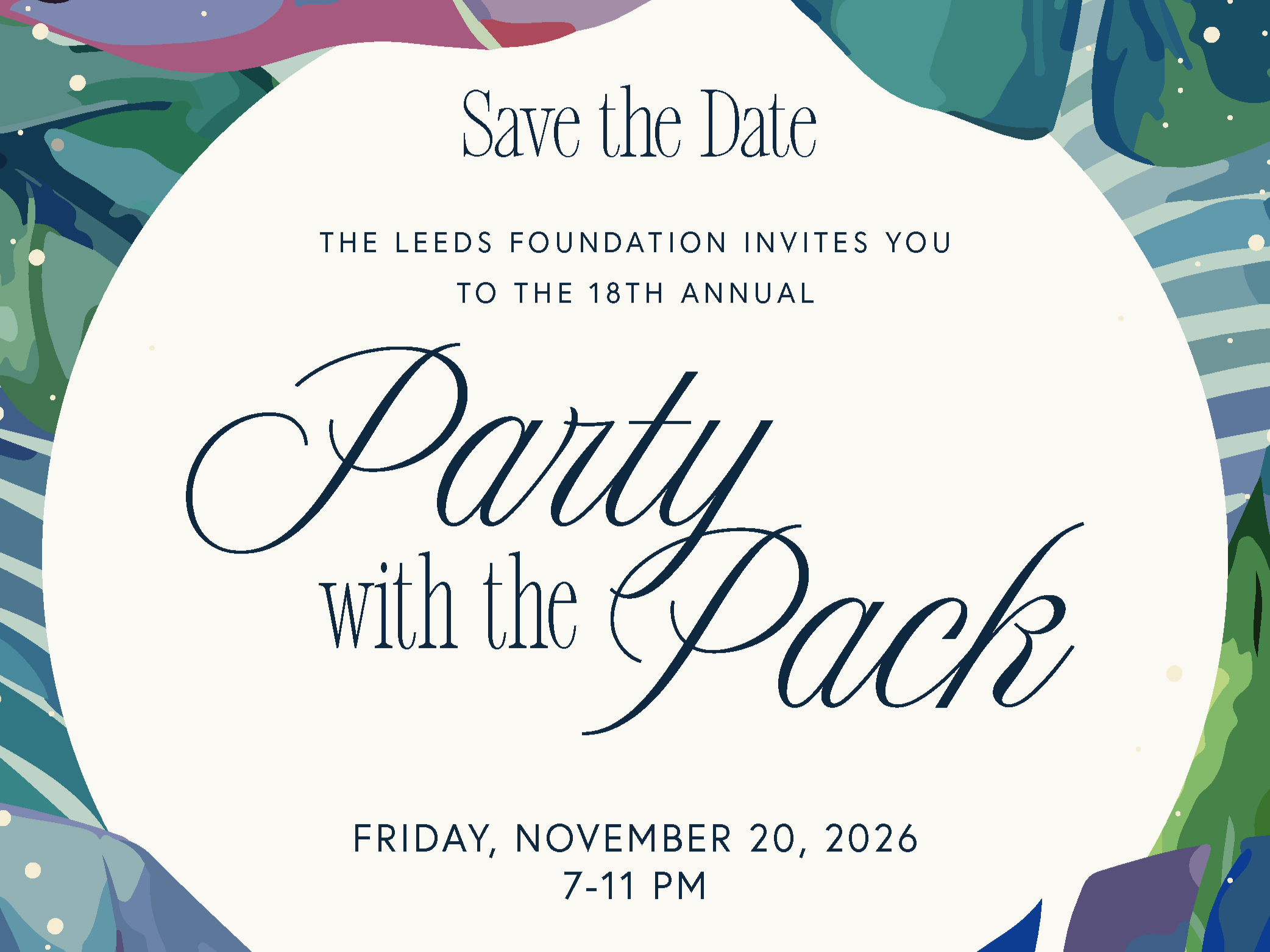 LEEDS Foundation Party with the Pack Fundraiser