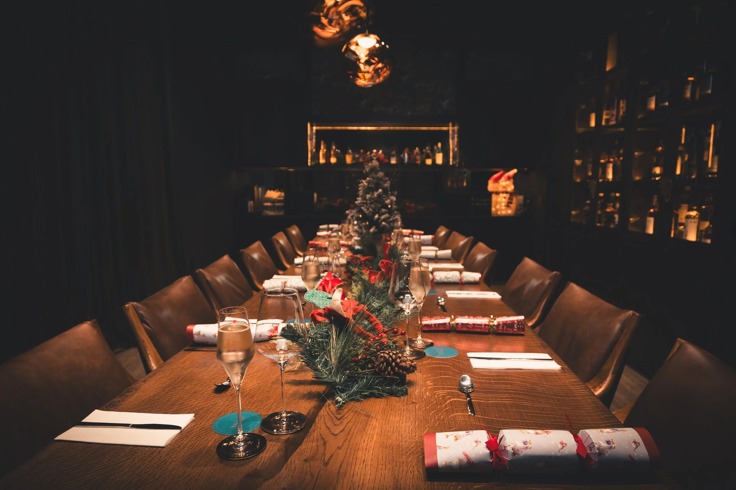 Private Christmas celebration in The Woodlands at Cask