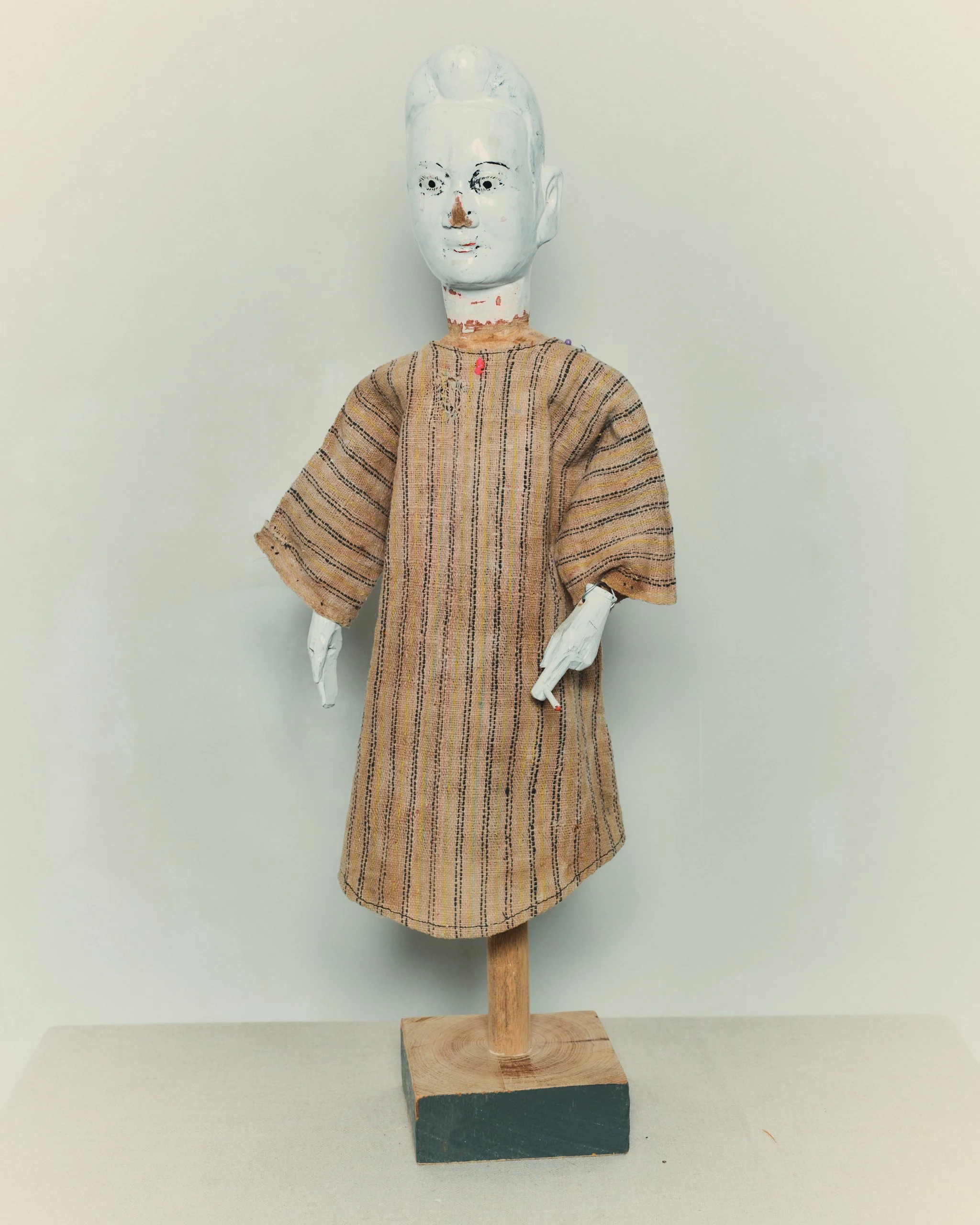 Blame it on the Kellys #2, fabric, paint, horse poo, gold leaf, 70 x 15 x 14cm, 2025