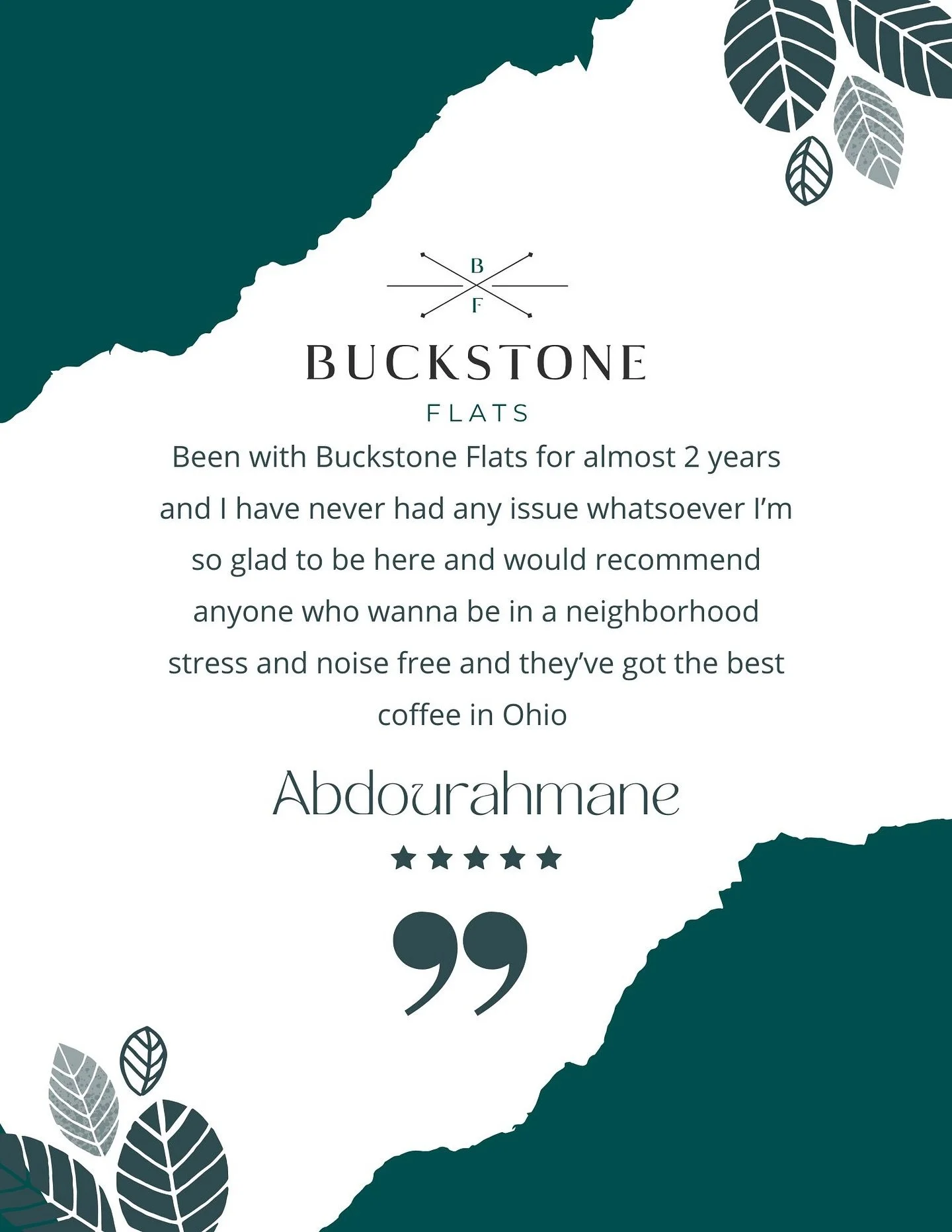 We&rsquo;d love to hear from you! 💬
If you&rsquo;re enjoying your experience at Buckstone Flats, please consider leaving us a review. Any input helps us grow and improve. Thank you for being part of our community! 🤍