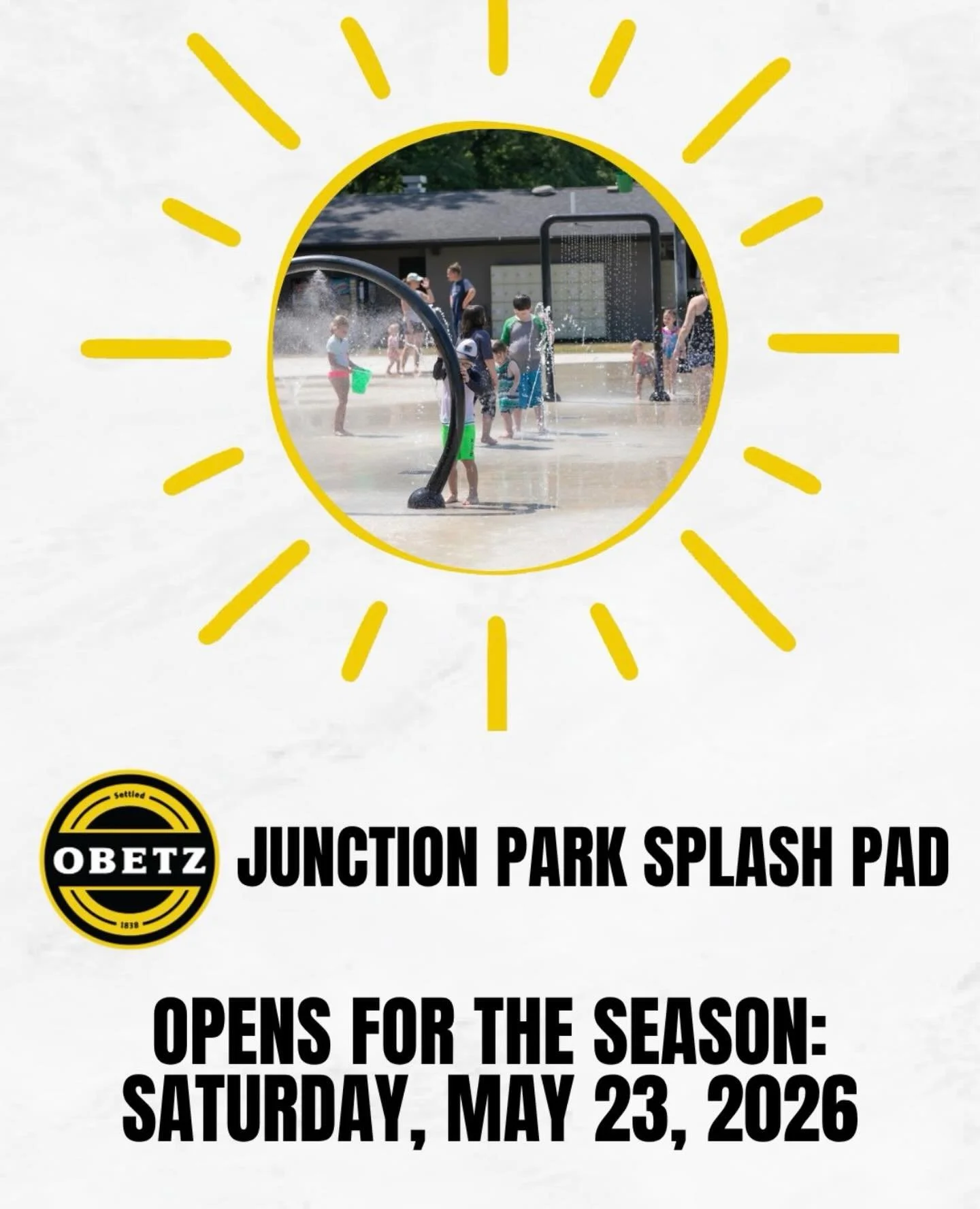 💦 Today&rsquo;s the day! The Junction Park Splash Pad is officially OPEN for the 2026 season! ☀️🛝
Looking for the perfect way to cool off this summer? Residents of Buckstone Flats are eligible for an Obetz Black Card &mdash; and with it, you get FR