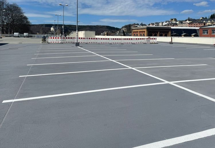 Car park renovation "Kaufland" shopping centre Greiz