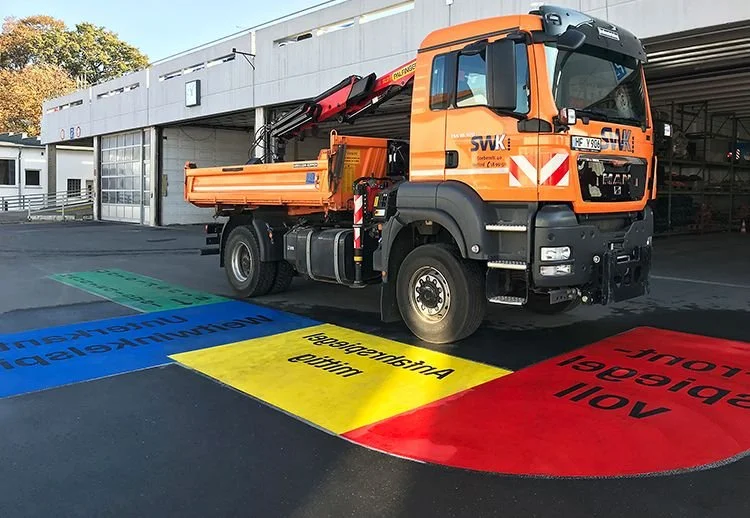 Stadtwerke Herford vehicle mirror adjustment area
