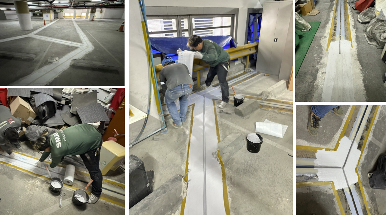 Triflex Waterproofing Solution for All Seasons Commercial Complex, Wireless Road, Bangkok