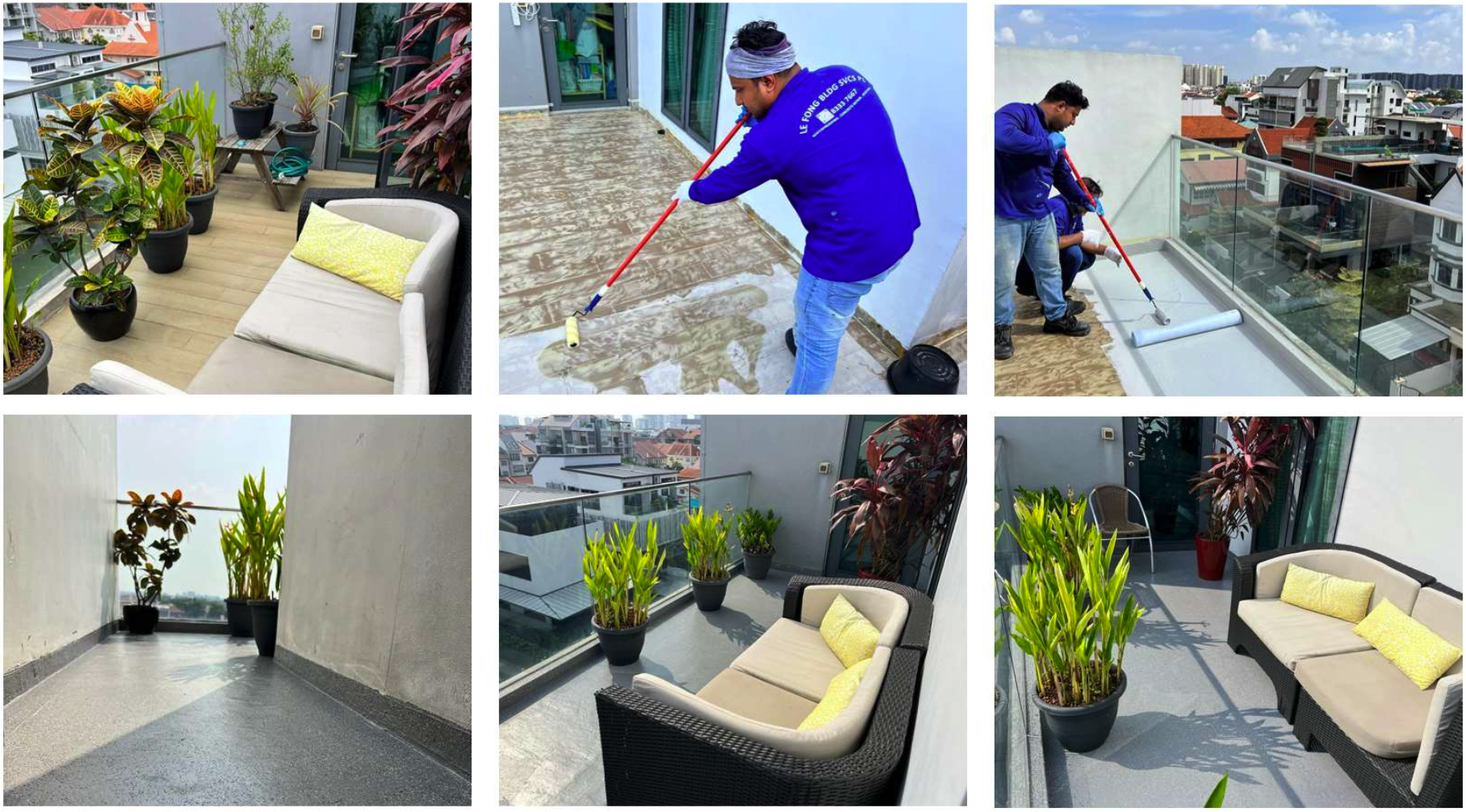 Triflex Case Study_Marshall Residence_BTS-P_work progress photos