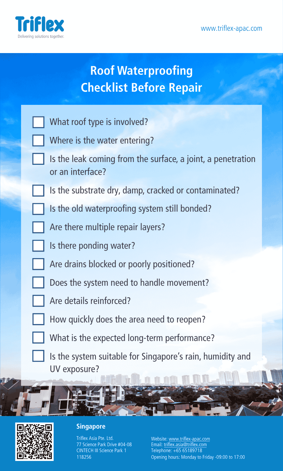 Roof Waterproofing Checklist Before Repair