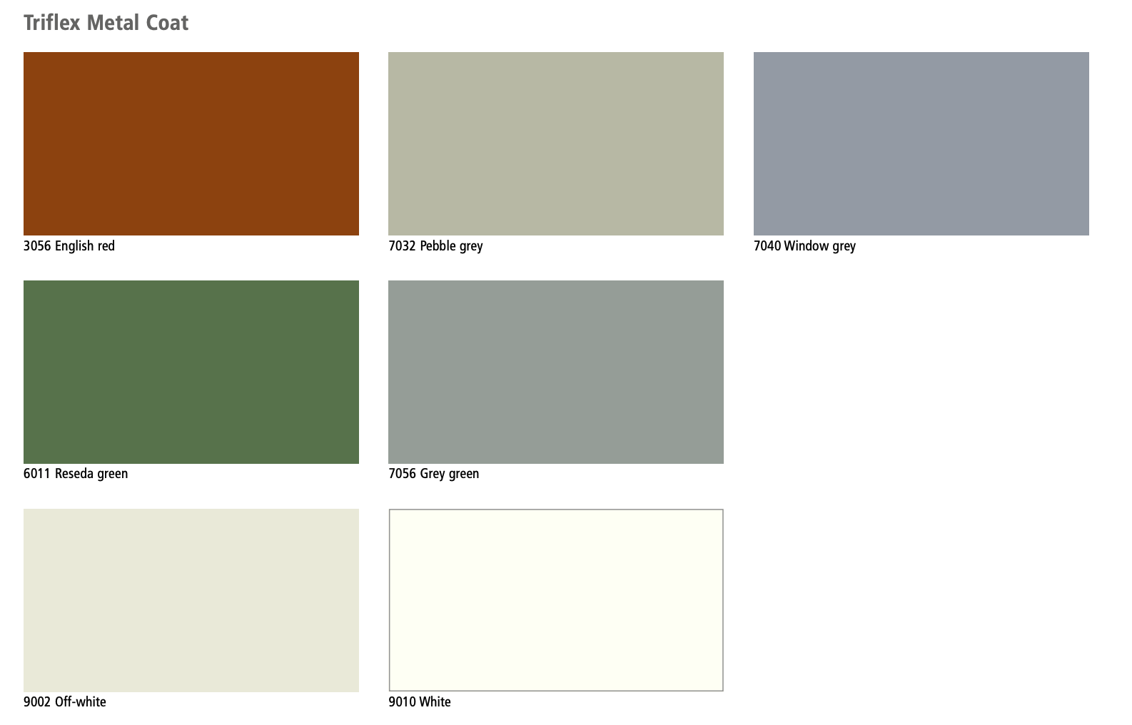 Triflex Metal Coat color