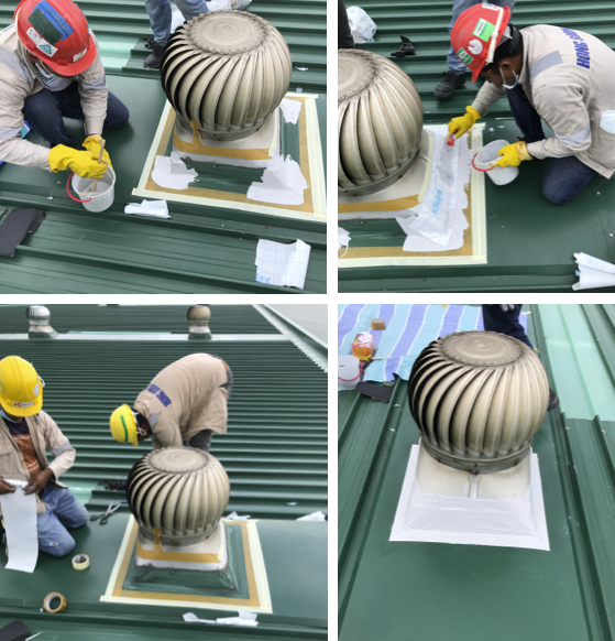 Factory roof penetrations in Singapore
