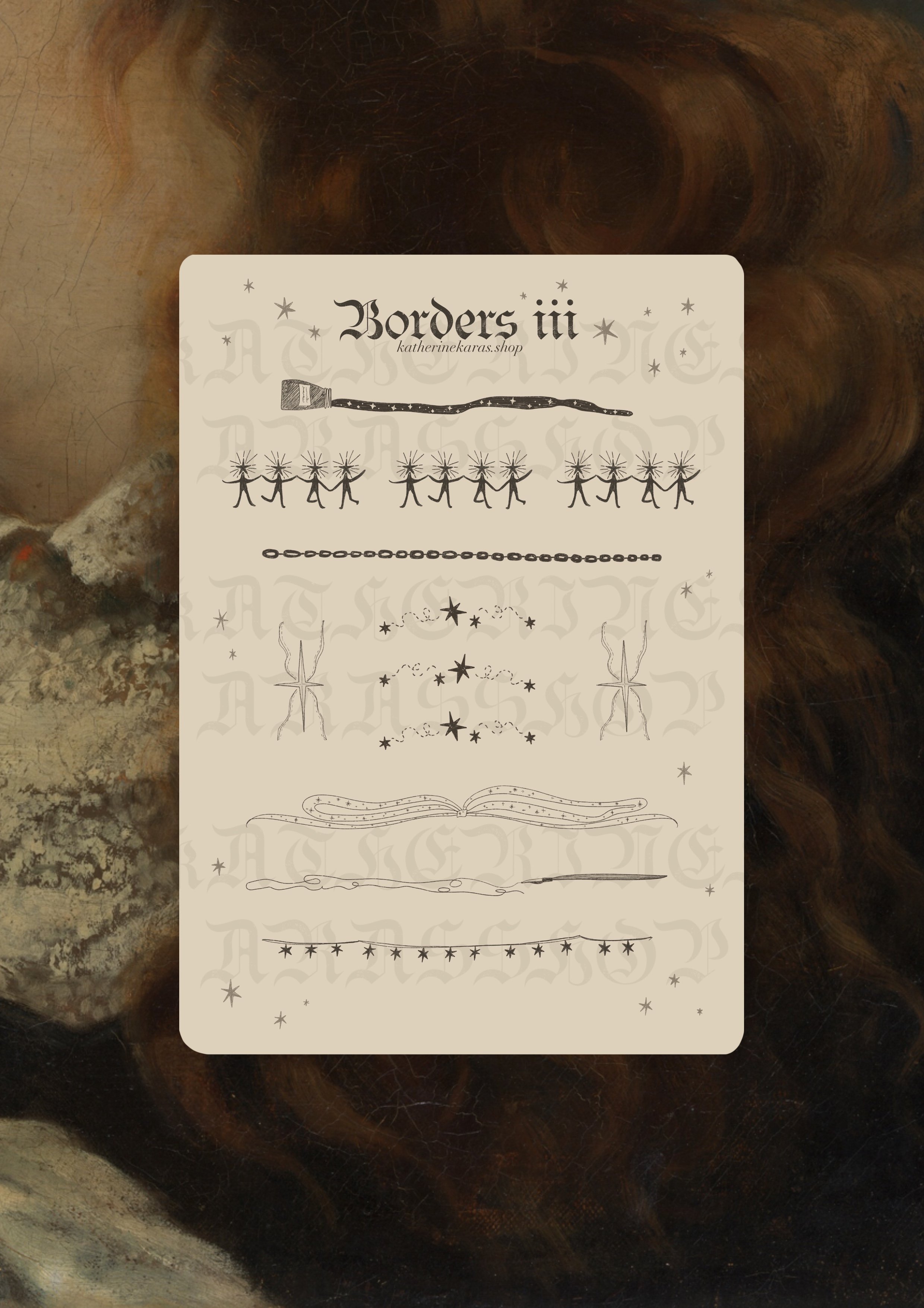 borders iii ✸ digital download