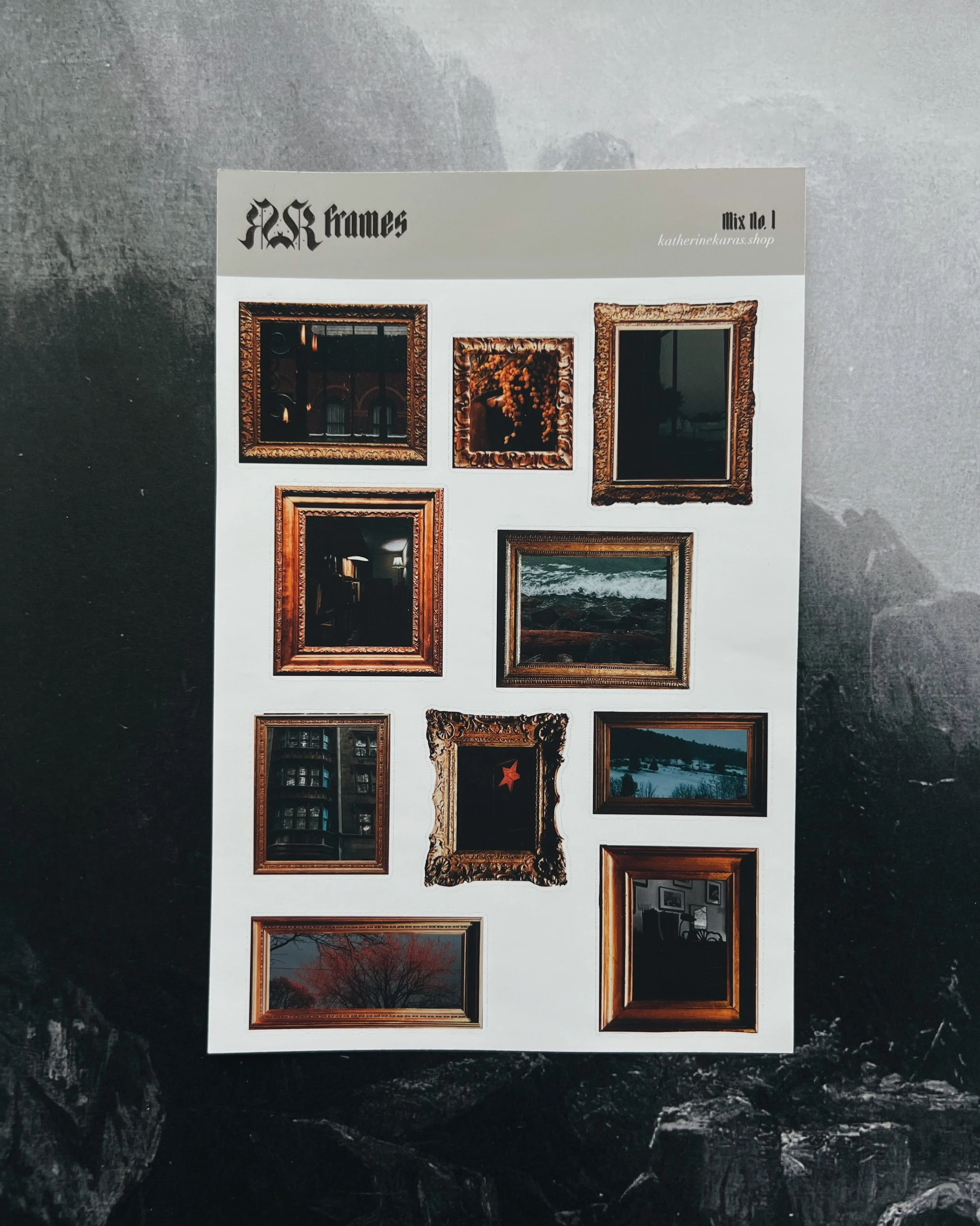 frames ➤ mix no.1 ✸ sticker sheet