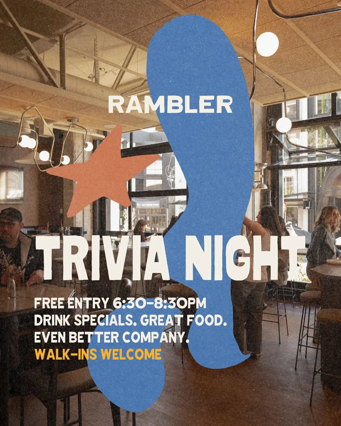 Eat. Drink. Guess wildly. @fraybentosquiz at Rambler this evening. Walk-ins welcome 
&nbsp;
See you soon&nbsp;
&nbsp;
#ChristchurchQuizNight #Rambler #RamblerQuiz