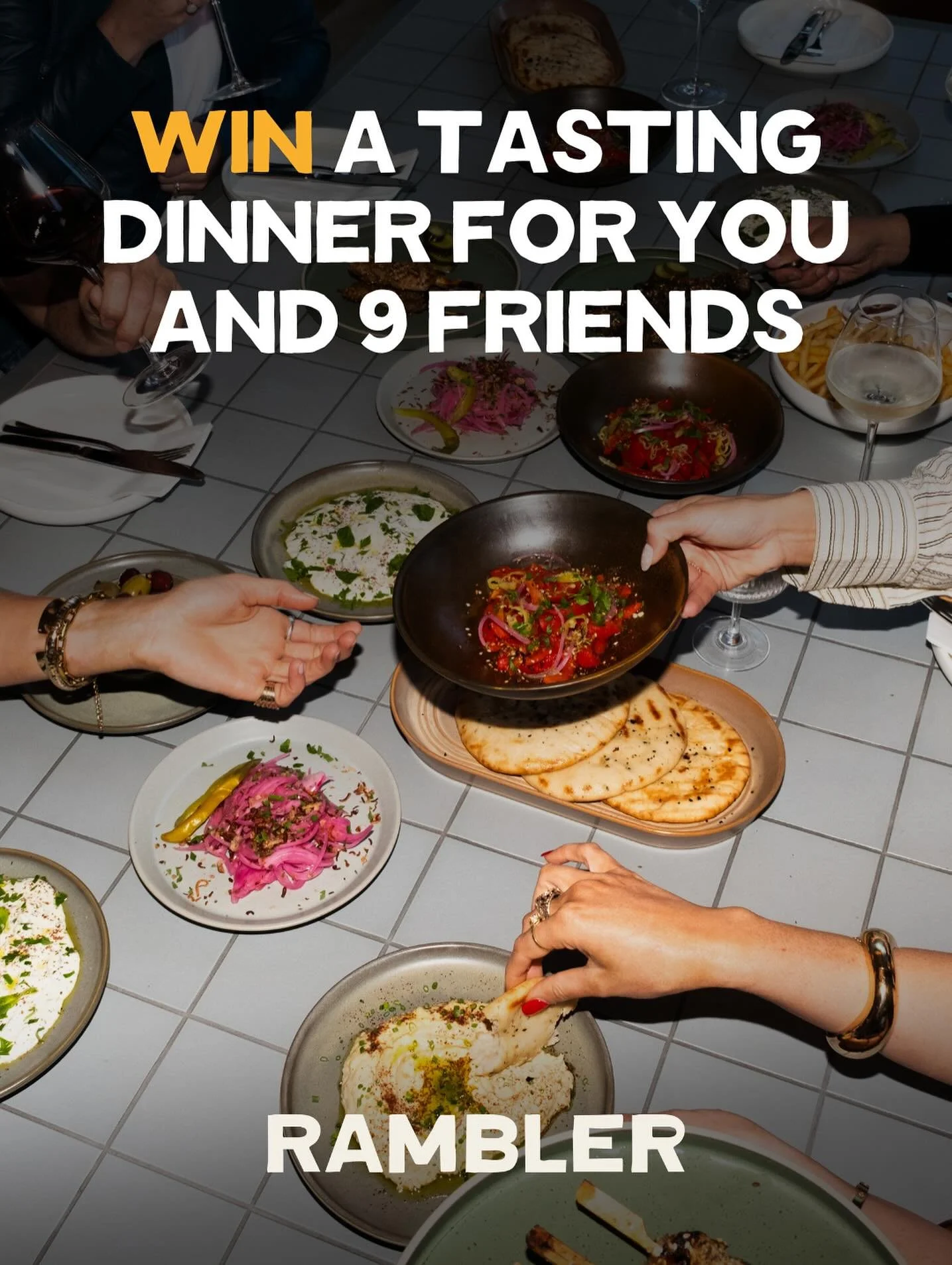 Win dinner for you and nine mates with a drink on arrival!
Just like this post and tag your nine mates in the comments to enter.
The comment with the most likes wins!
&nbsp;
*Winner decided November 27th
*Extra entry when you follow us