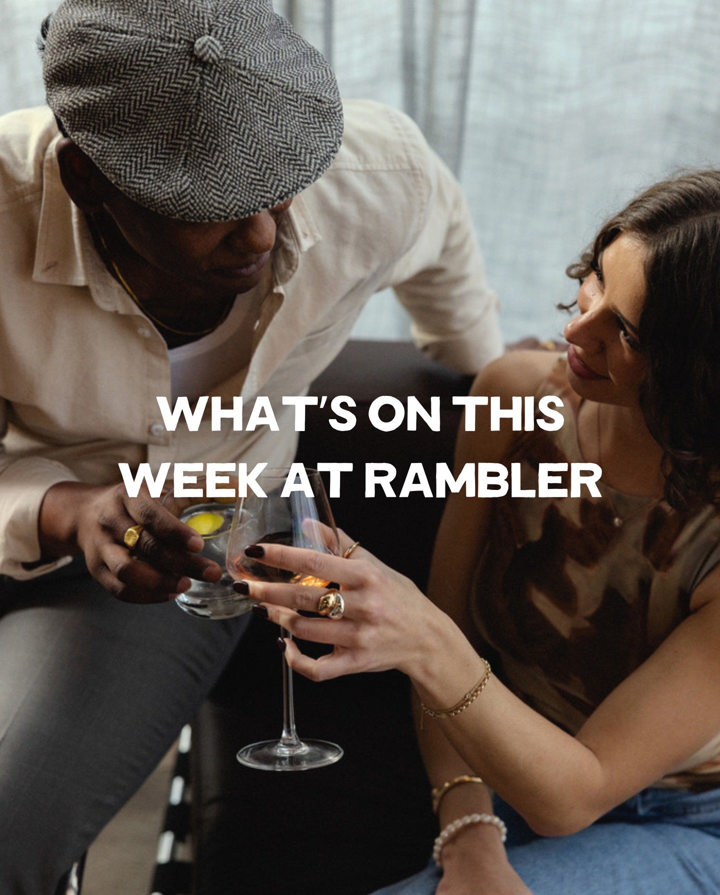 Your week at Rambler, sorted.

By popular demand, our $16 Hot Honey Peach Marg is back for the week. Trivia Tuesday is locked in, and your midweek dinner &amp; drinks are covered.

@fushnchupsduo take over live music Thursdays, then Friday we&rsquo;v