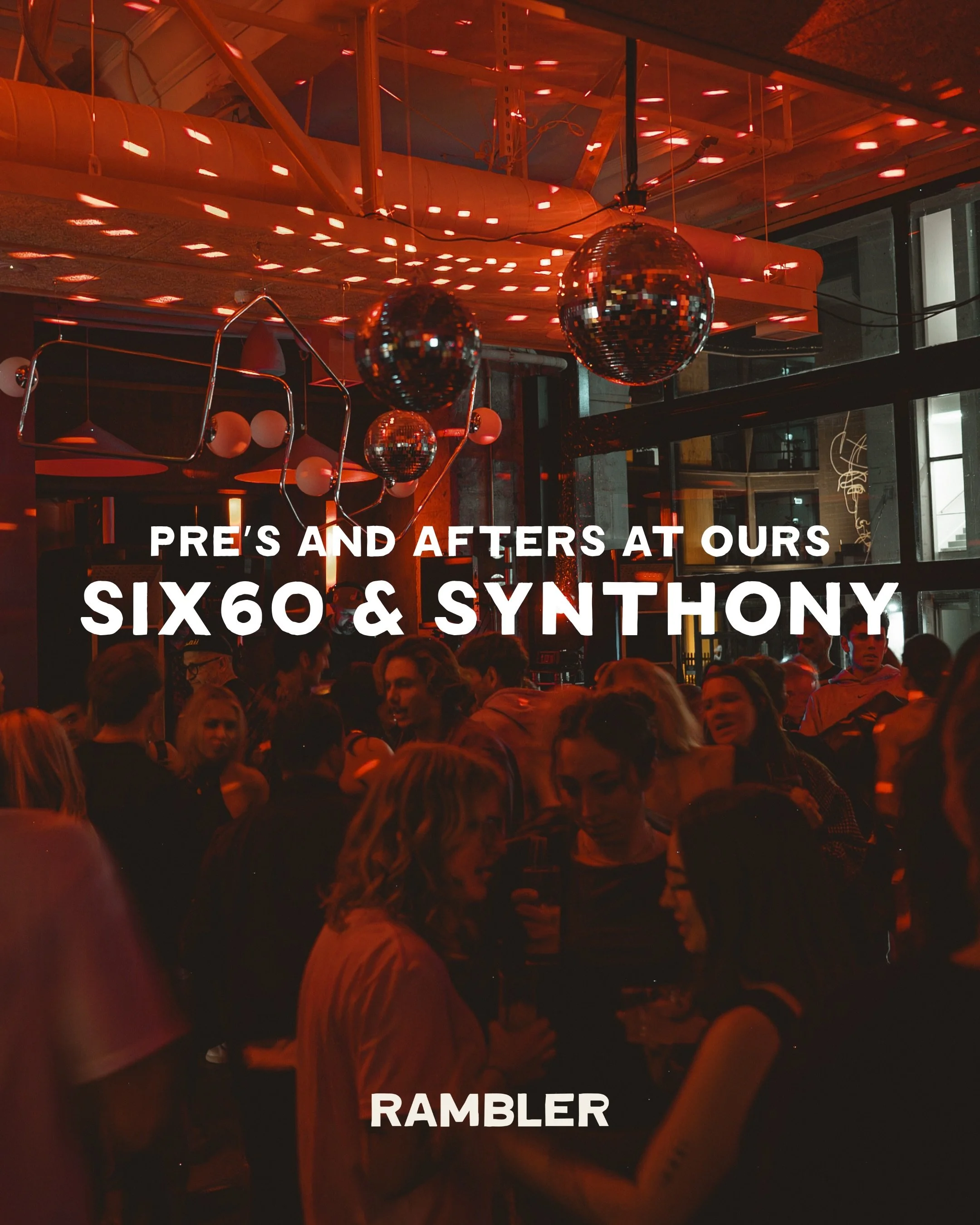 Whether you&rsquo;re heading to SIX60 &amp; Synthony or just keen for a good night out this Saturday, you know where to find us 🪩✨

We&rsquo;ve got an epic live band playing after the concert, drinks flowing all night, heated outdoor seating and the