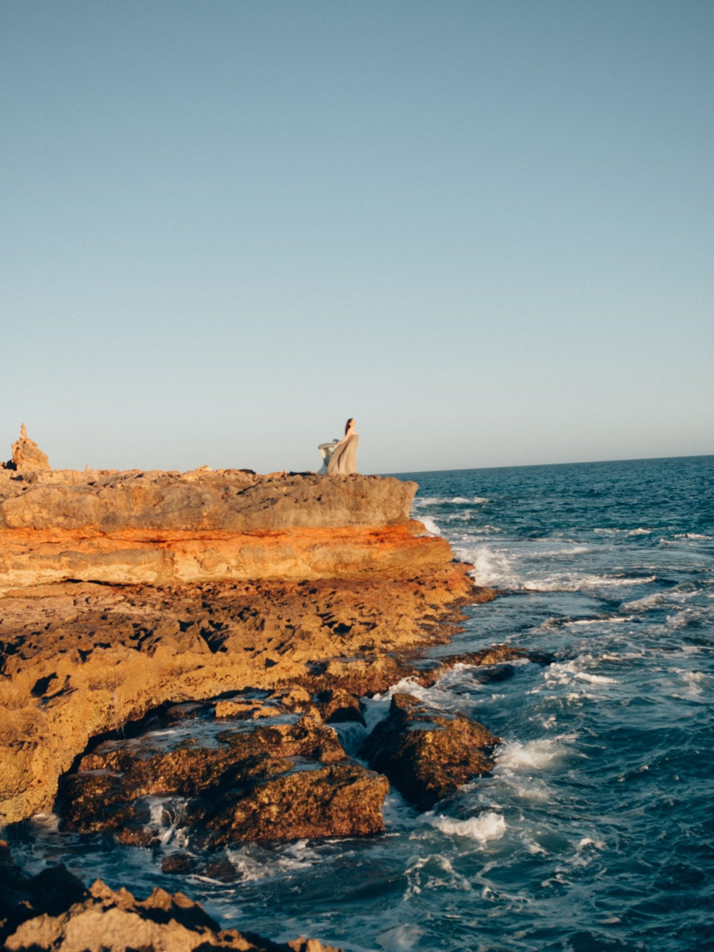 What if getting married is the adventure of your lifetime and the starting point &ndash; meaning your wedding &ndash; sets the tone&hellip;.How do you envision this start? 

Our bride on Mallorca island 👑

Photo: Manuela Kalupar
Dress: @elfenklei